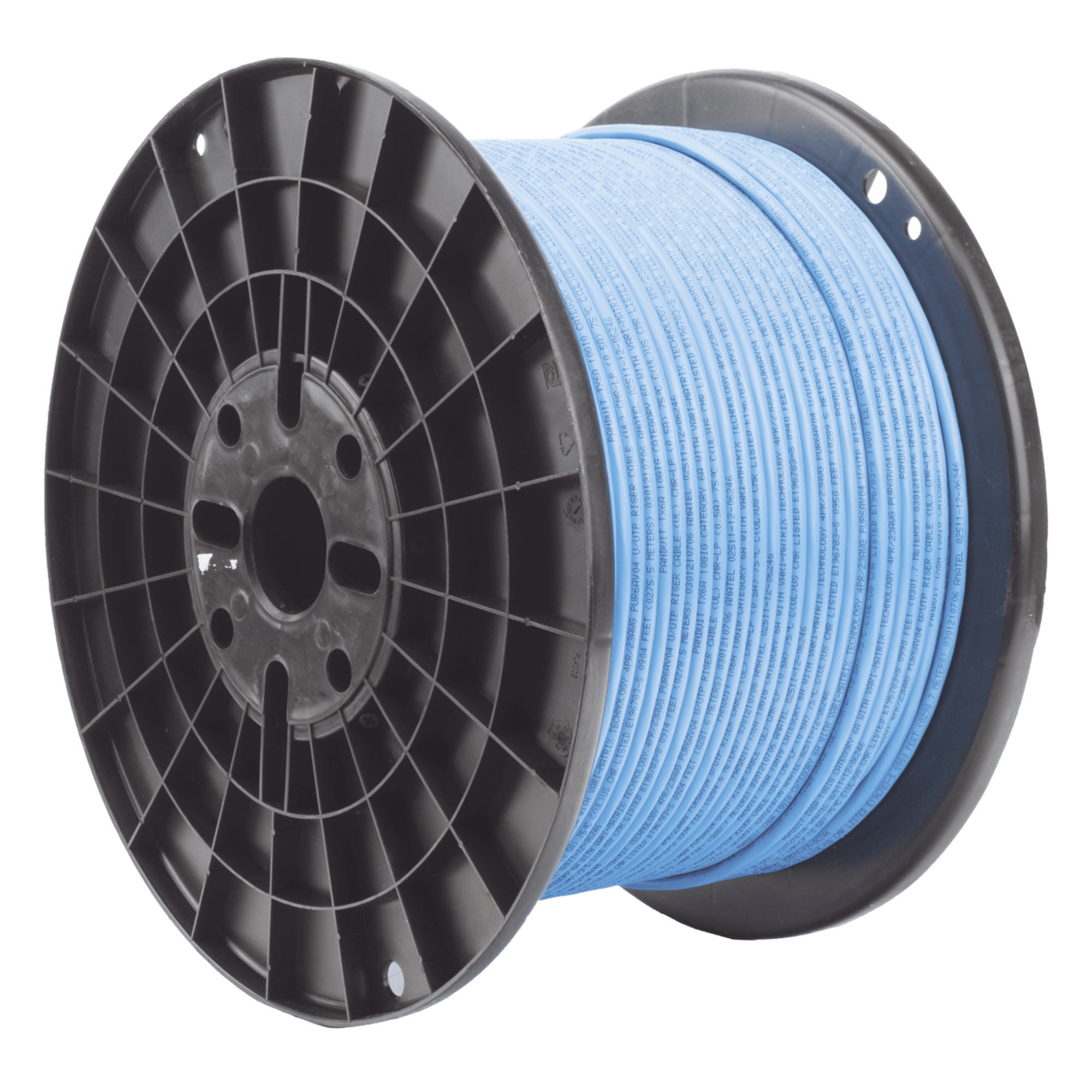 Cable UTP Cat6A / 23 AWG / 10GBASE-T / 650 MHz / CMR Riser / 305 m (1000 ft) — PANDUIT · SKU PUR6XHD04BU-G