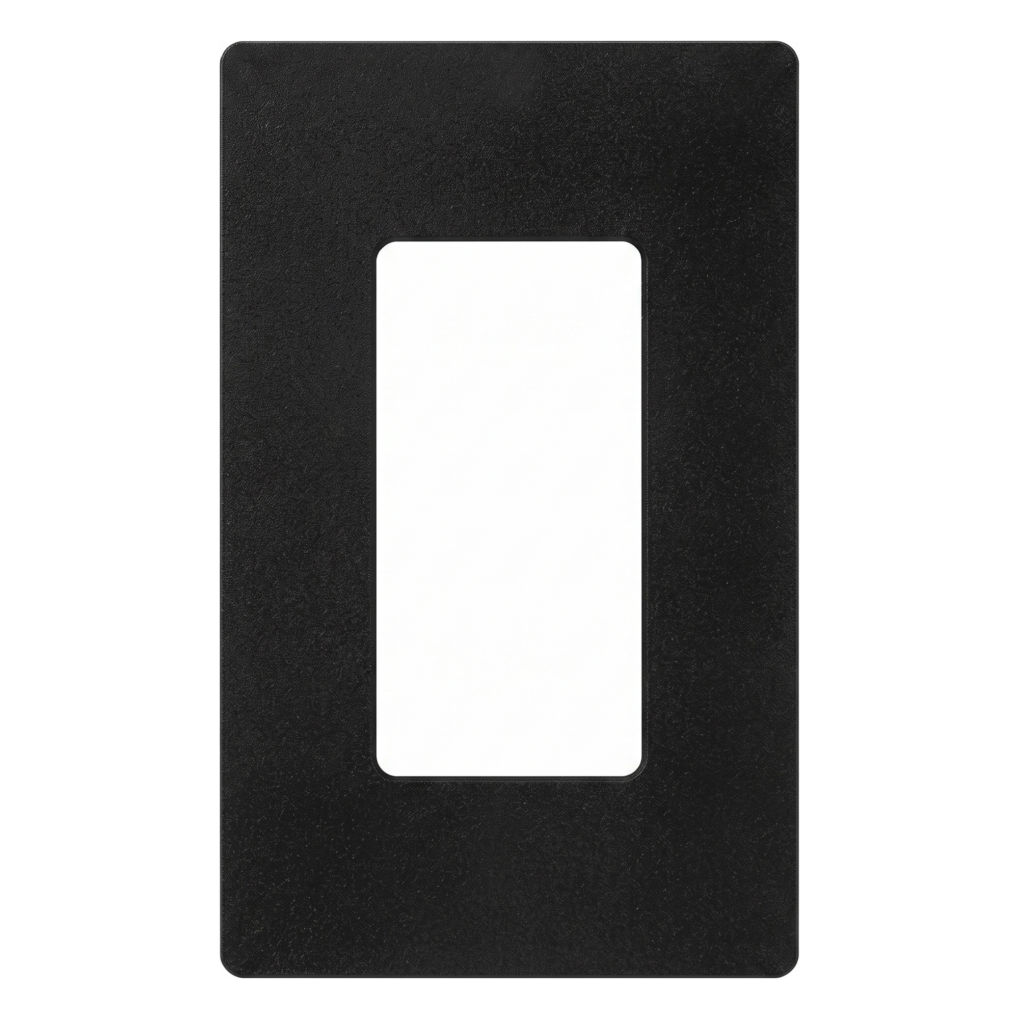 Placa de Pared Decorativa / 1 Espacio / Diseño Sin Tornillos Visibles / Acabado Satinado Midnight / Perfil Delgado 7.6 mm — LUTRON ELECTRONICS · SKU SC1MN