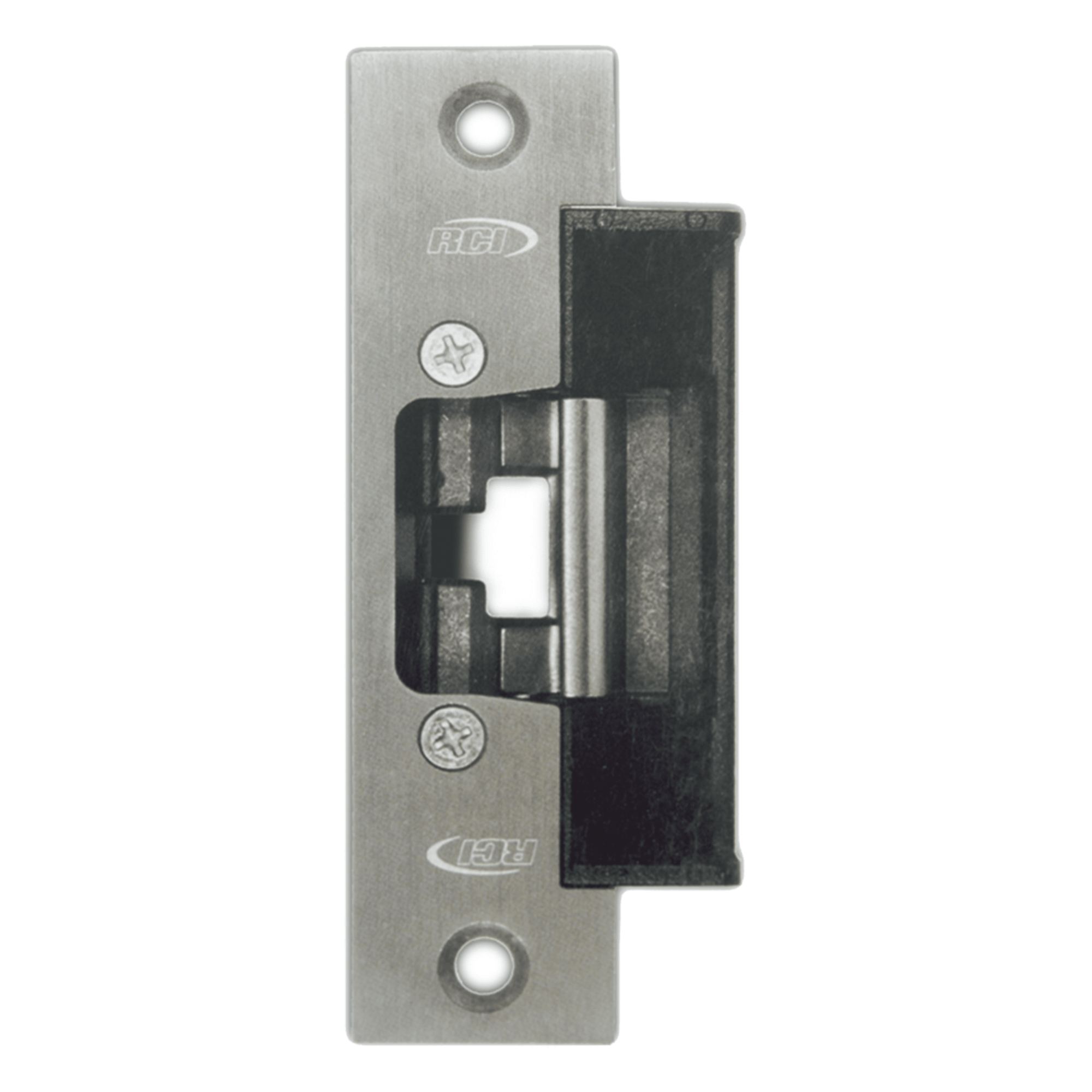 Contrachapa Eléctrica Universal / Ajustable en Campo / Voltaje Dual 12/24 VCC o 12-24 VCA / UL 1034 / 1,000,000 Ciclos / Fail Safe o Fail Secure — RCI - DORMAKABA · SKU S6514-LMKM-32D