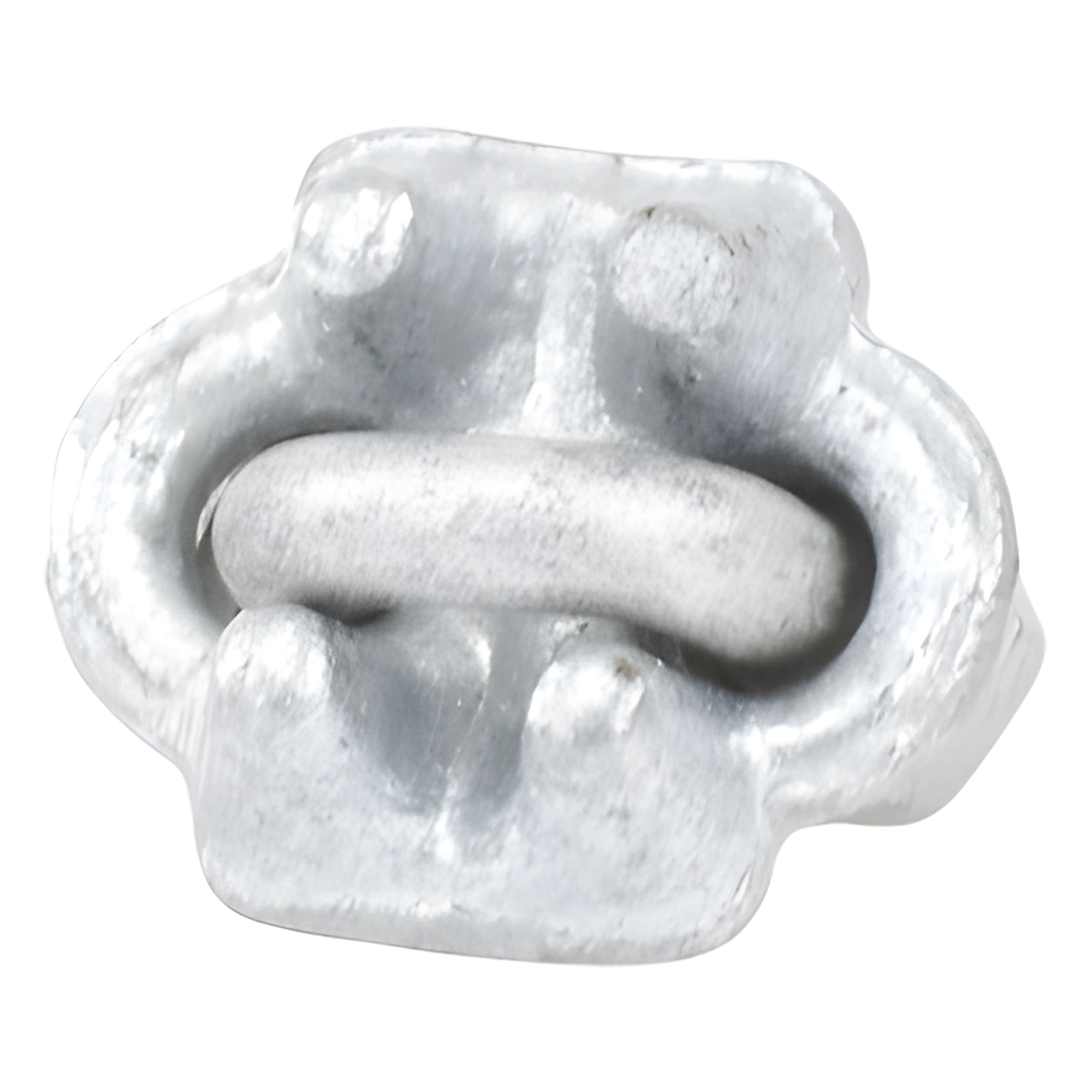 Nudo de Perro para Cable / Acero Forjado Galvanizado en Caliente / 1/8" / Torque 6 N.m / Amarre 3 Piezas / Suspensión de Alta Carga