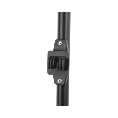 Poste de Paso para Cerca Eléctrica / Tubo de Acero Galvanizado / 6 Aisladores / 1.4 m (4.6 ft) / Diámetro 25 mm (1 in) / Acabado Negro