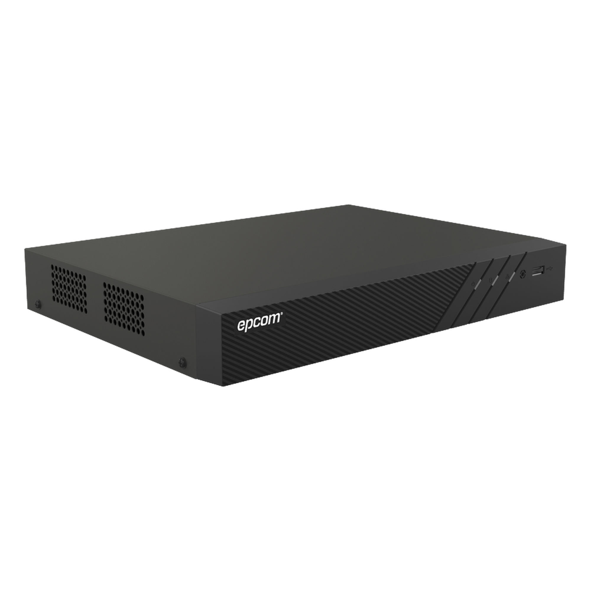 DVR Pentahíbrido / 12 Canales (8 TURBOHD + 4 IP) / 8 Megapixel (4K) / Reconocimiento Facial / Audio Bidireccional por Coaxitron / H.265+ / 1 Bahía HDD 10 TB / Salida HDMI y VGA 4K