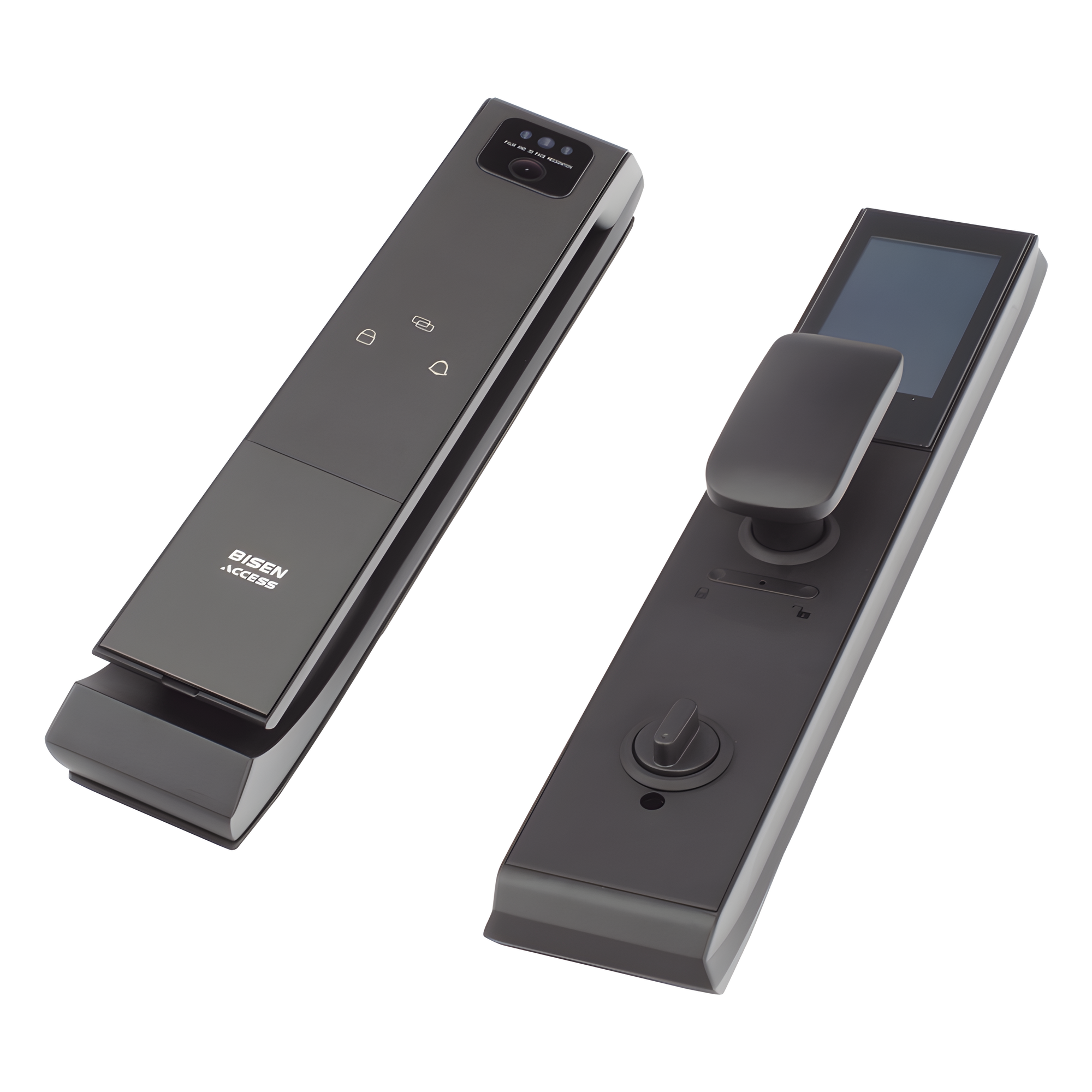 Cerradura Autónoma Inteligente / Autenticación Biométrica de Rostro y Palma / Teclado PIN / Control por APP Tuya / Batería Recargable