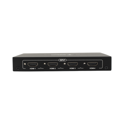 Switch Multiviewer HDMI / 4 Entradas a 1 Salida / 1080p @ 60Hz / Quad / Full Screen / Dual / Control Remoto