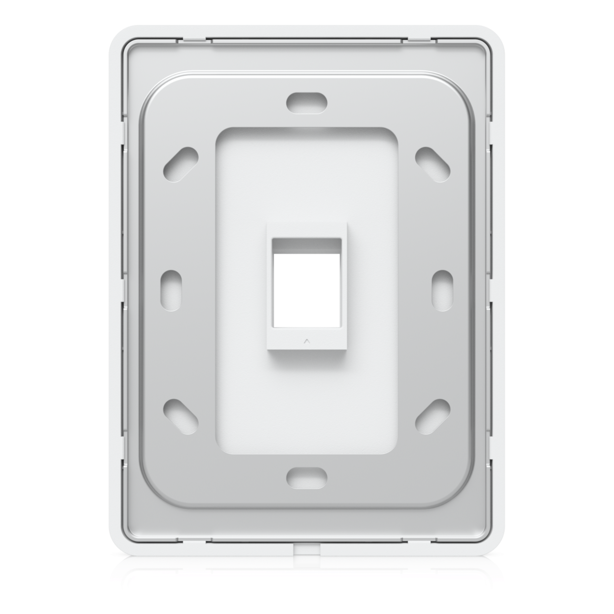 Placa Keystone / 1 Puerto / Superficie Pintable / Montaje Vertical / 4 Piezas / Policarbonato y Acero SGCC