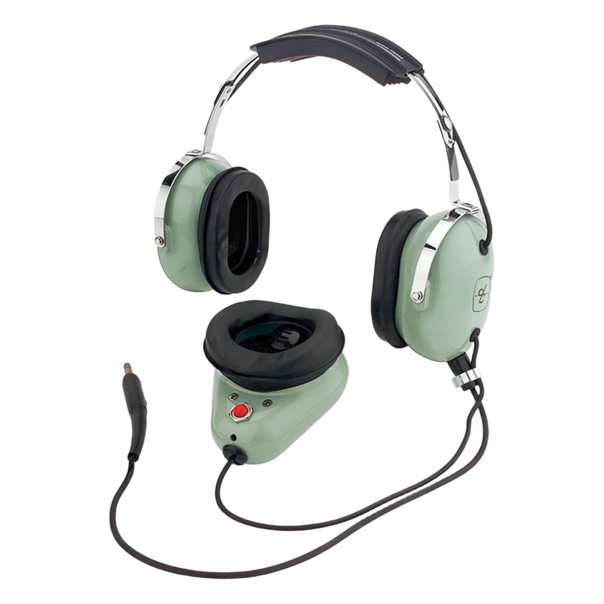 Auriculares Muff-Mic / Micrófono dinámico con cancelación de ruido / Cable 7.62 m (25 ft) / NRR 26 dB / Diadema cromada anticorrosión — DAVID CLARK · SKU H3312