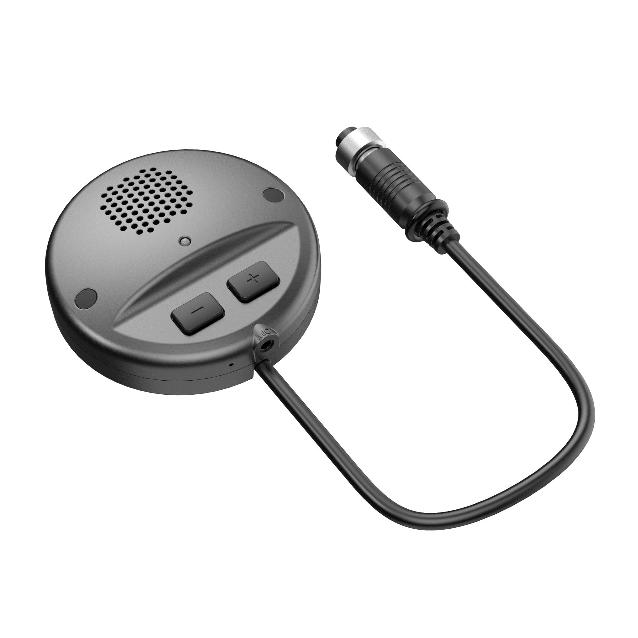 Accesorio para Audio de 2 Vías /  Compatible con DVR Móvil HIKVISION / Conector Tipo Aviación / Micrófono y Altavoz Integrados 