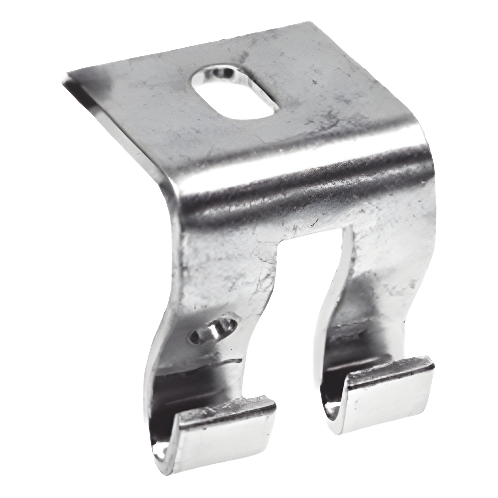 Grapa de Suspensión para Charola Malla / Acero al Carbón Calibre 12 (2.7 mm) / Anchos 50 mm a 300 mm (2 in a 11.8 in) / Múltiples Acabados / Certificación NOM-001-SEDE-2012 — CHAROFIL · SKU MG-51-105BM