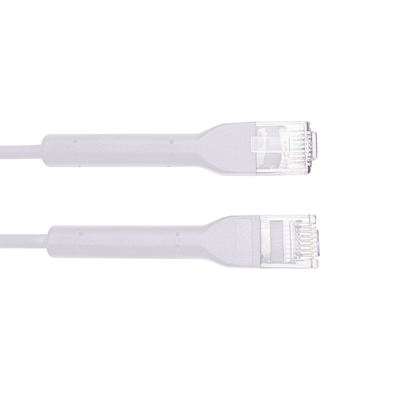 Cable de Parcheo UTP / Cat6 / Ultra Slim / 30 cm (11.81 in) / RJ45 / T568B / Blanco
