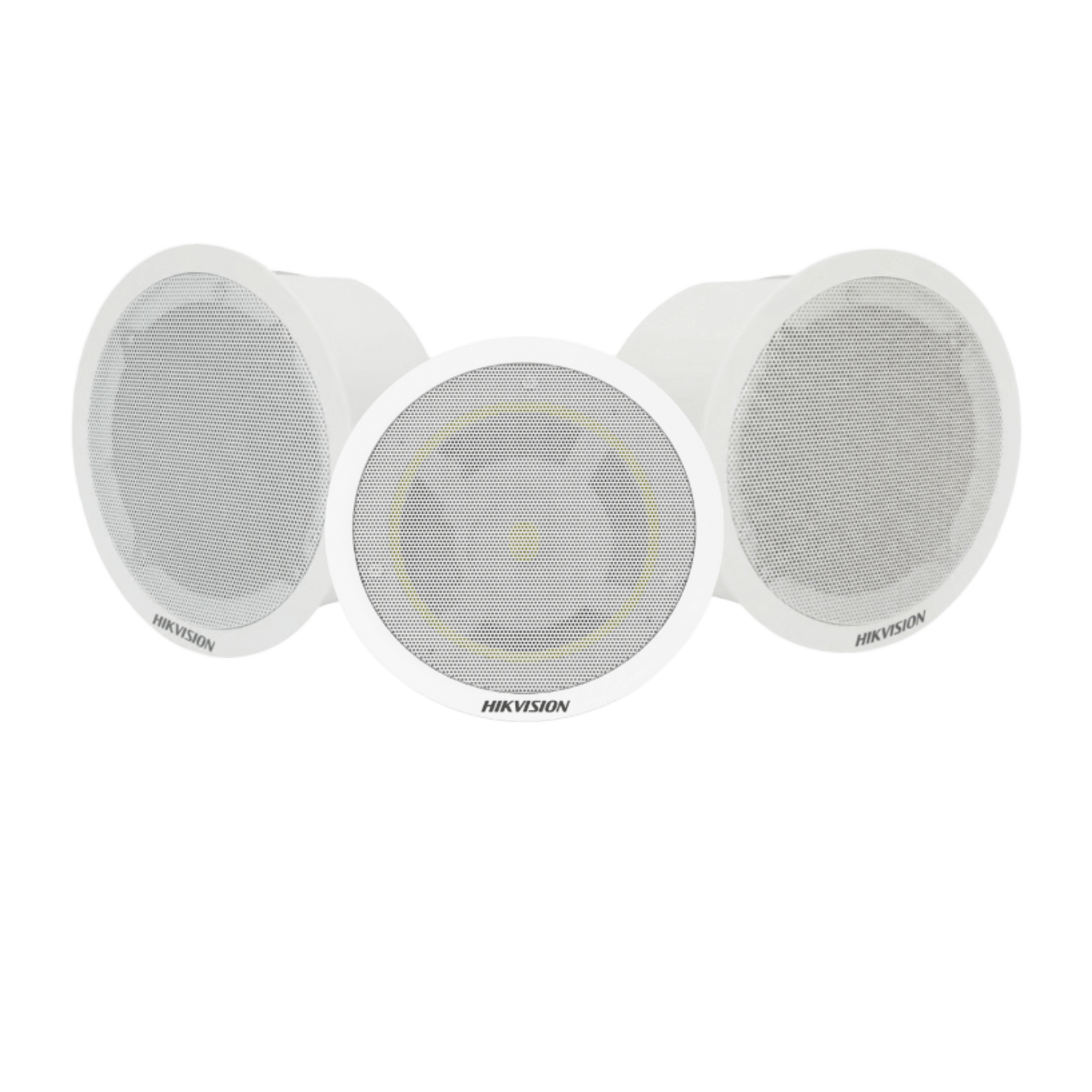 Kit Altavoz principal y 2 bocinas secundarias, solo alimenta la principal  | Bluetooth |  Hik-Connect | Musical Ambiental | Voceo | Calendarización de audios 