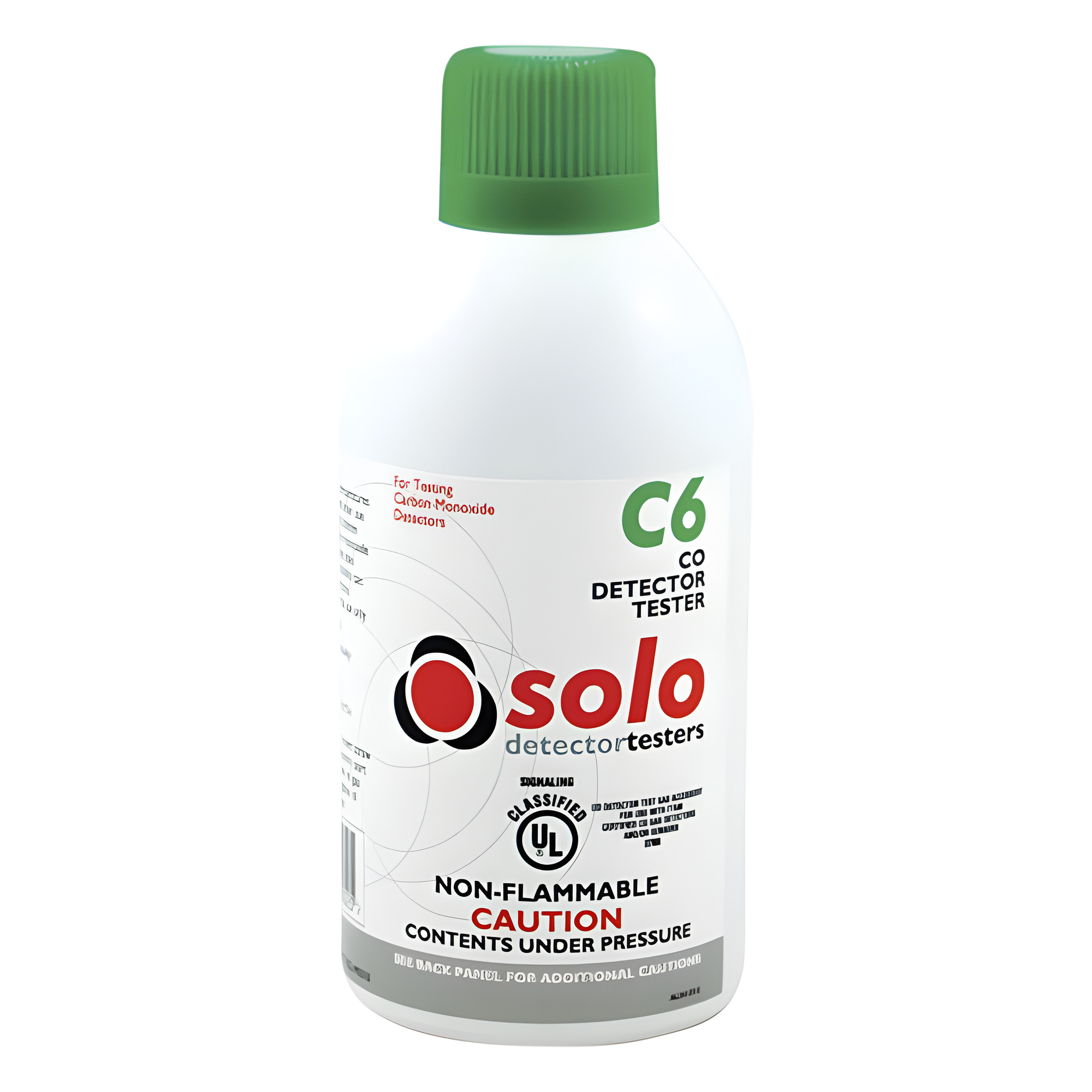 Lata de Gas CO / Monóxido de Carbono Genuino / No Inflamable / Uso Manual o en Dispensadores / Certificación UL — SDI · SKU SOLO-C6