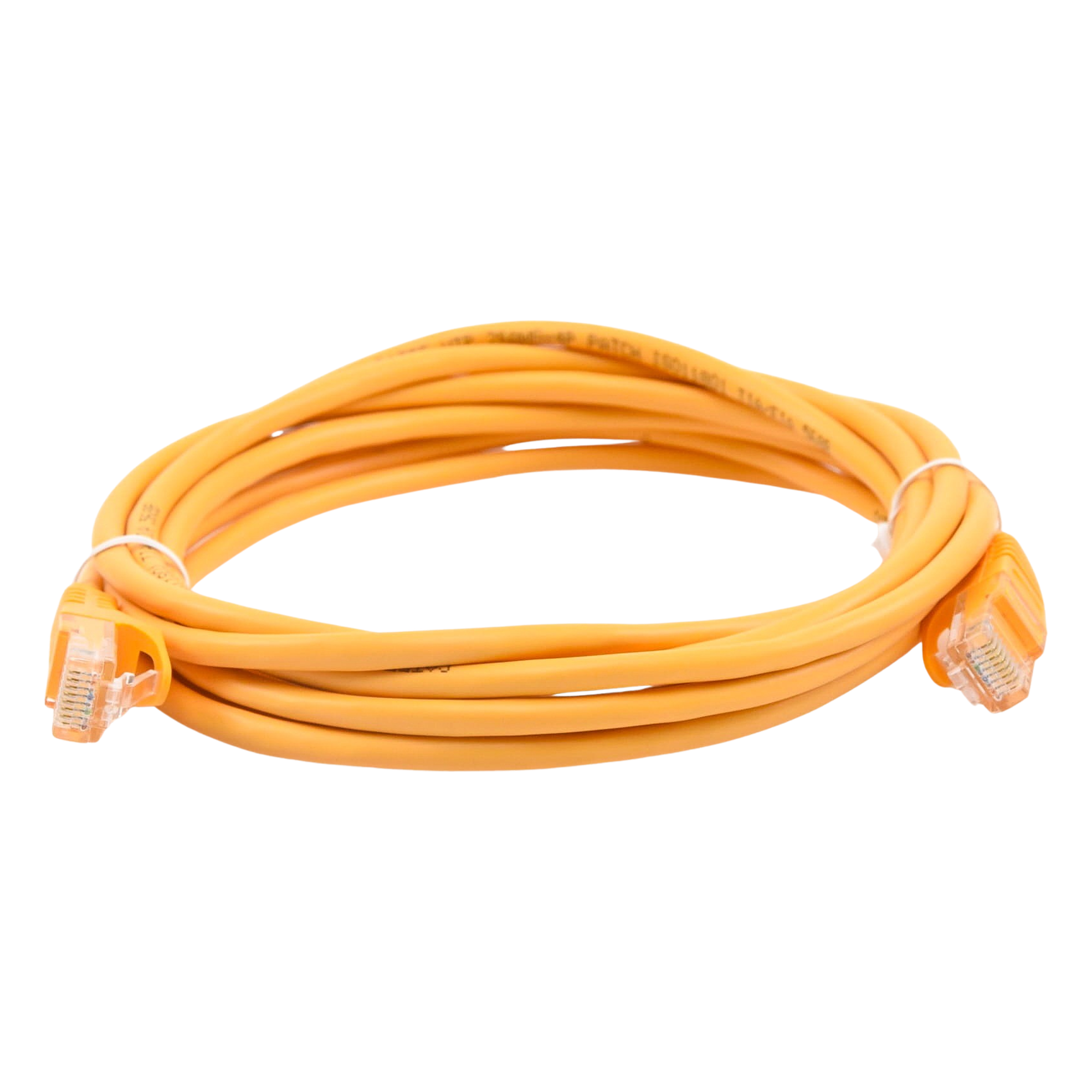 Cable de Parcheo UTP Cat5e / 3.0 m (9.84 ft) / 100 Ohm / RJ45 / Amarillo