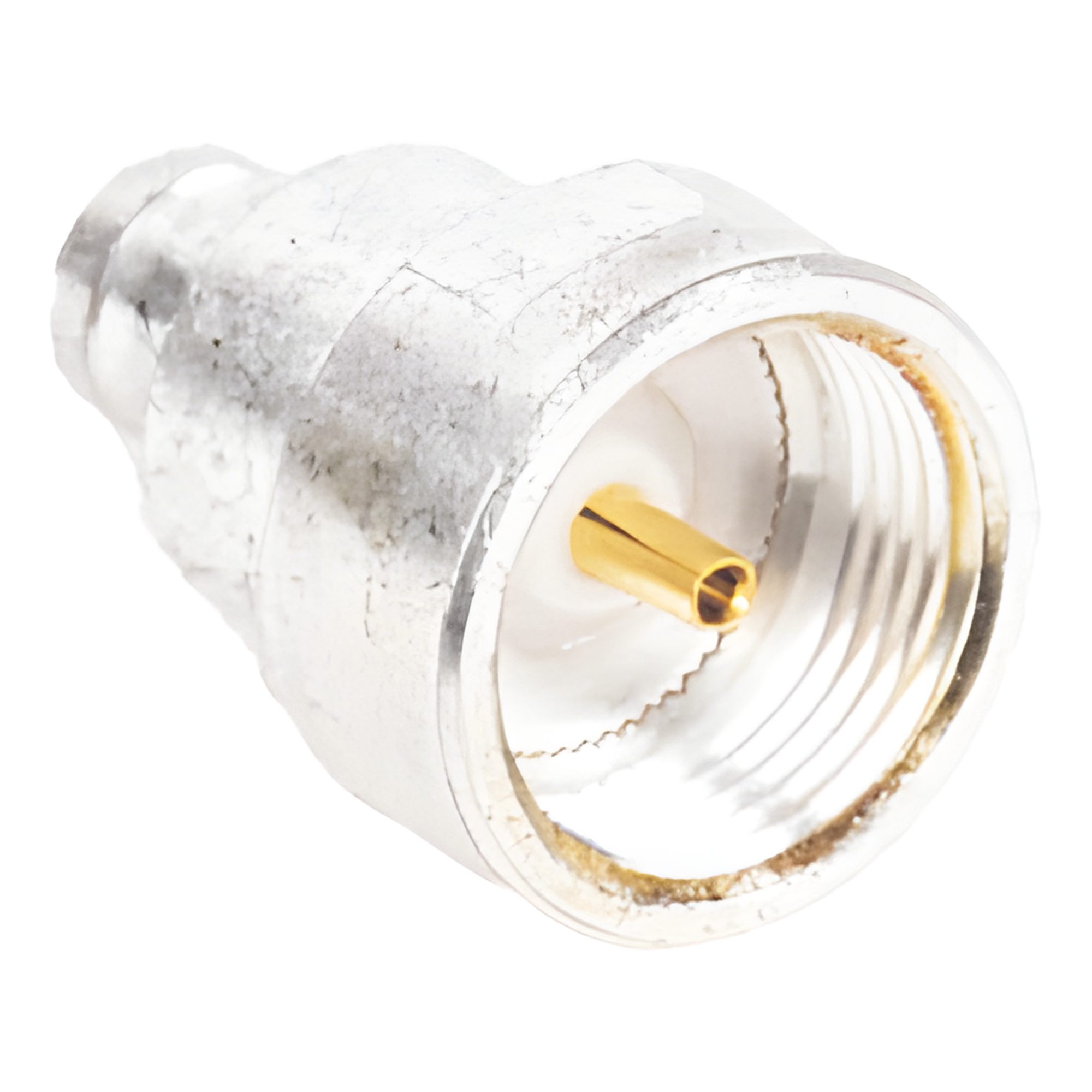 Adaptador Coaxial / Conector SMB Plug (Pin Hembra) / Bronce Plateado / Contactos Bañados en Oro / Dieléctrico de Teflón / Diseño Modular — RF INDUSTRIES,LTD · SKU PT-4000-114