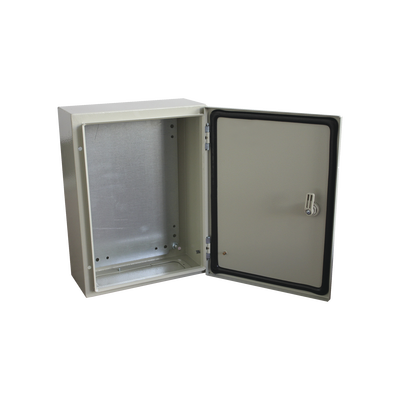 Gabinete de Acero IP66 / 300x400x200 mm / 11.8x15.7x7.9 in / IK10 / 30 kg / Placa Trasera Metálica — PRECISION · SKU PST-3040-20A