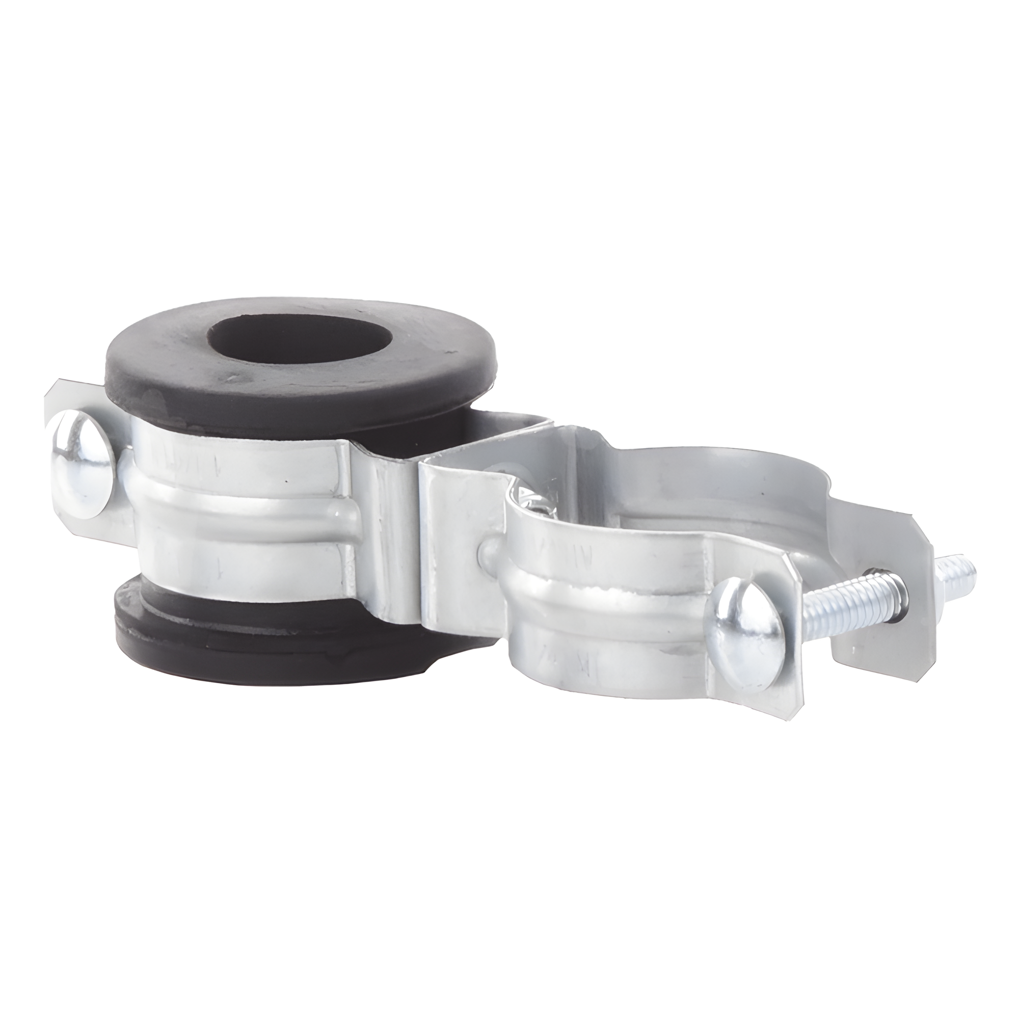 Aislador de bajada / Cable hasta 250 mcm / Separación 4-5 cm / Separación entre aisladores 1.5 m / Cuerpo galvanizado / Neopreno