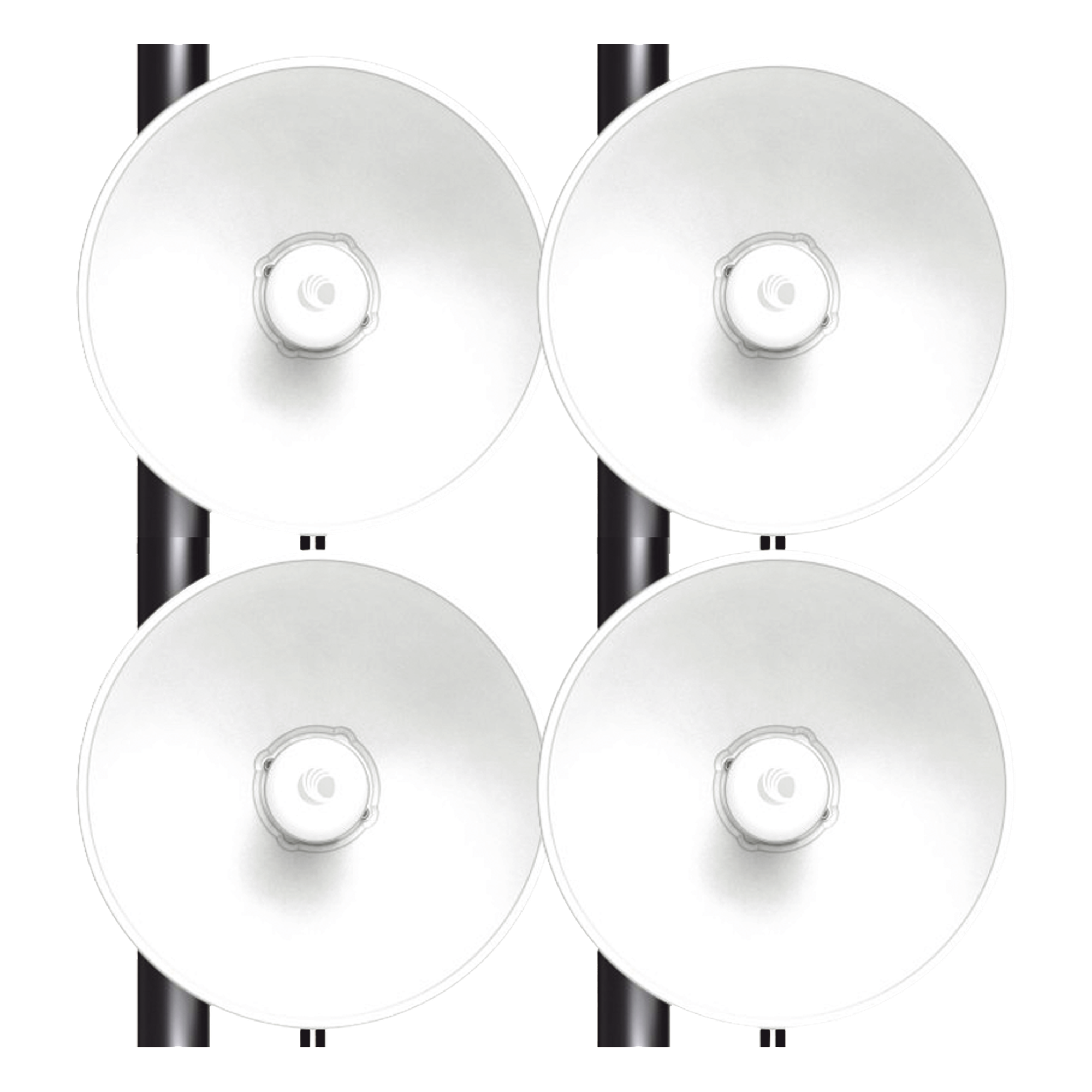 Kit de Radios Inalámbricos / Wi-Fi 6E / 1 Gbps / 25 dBi / 5925-7125 MHz / 1024-QAM / Latencia 2-3 ms — CAMBIUM NETWORKS · SKU FORCE-4625-4PACK
