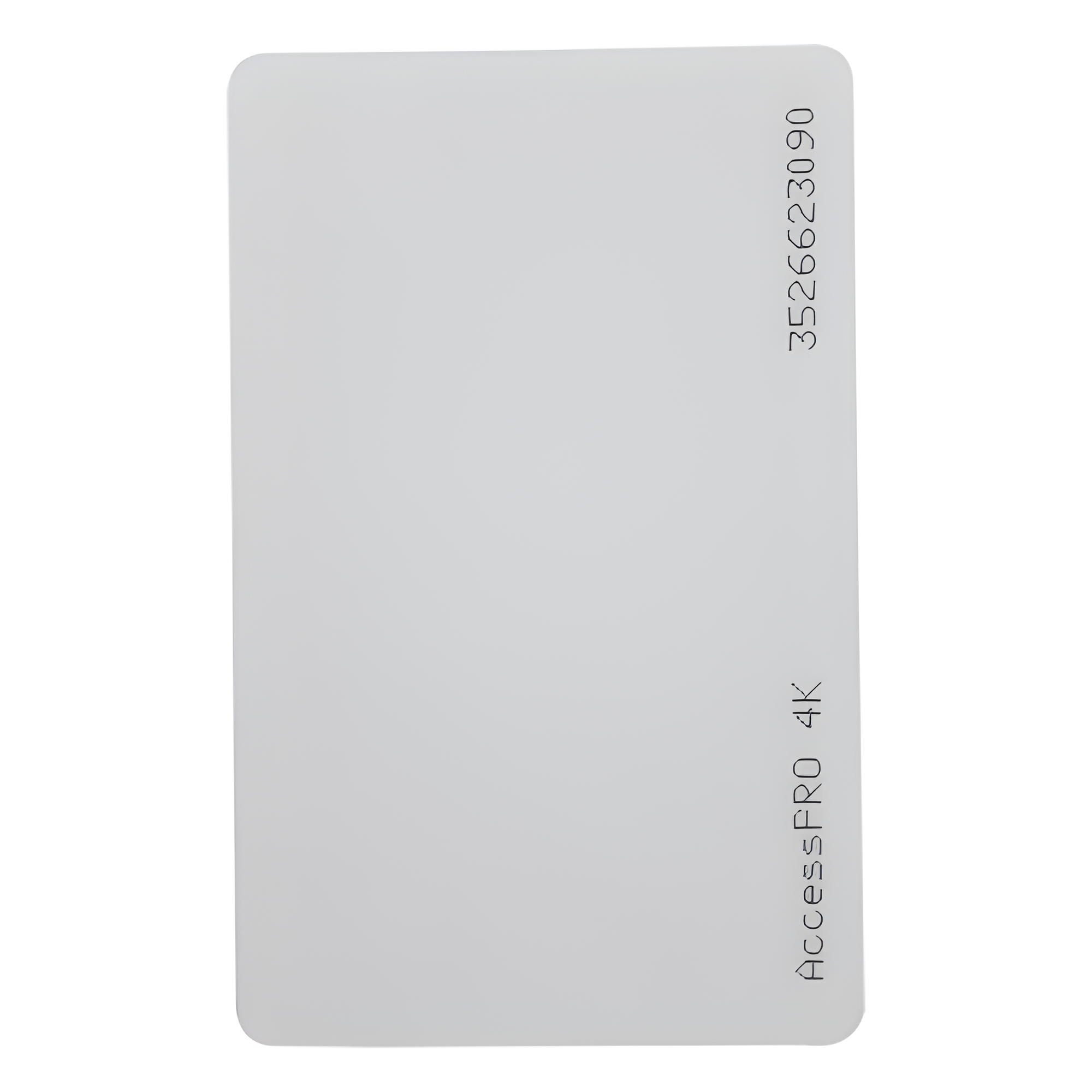 Tarjeta MIFARE Classic / 13.56MHz / 4KB / PVC Imprimible / ISO CR80 / UID 34 Bits — ACCESSPRO · SKU ACCESS-CARD-M4K