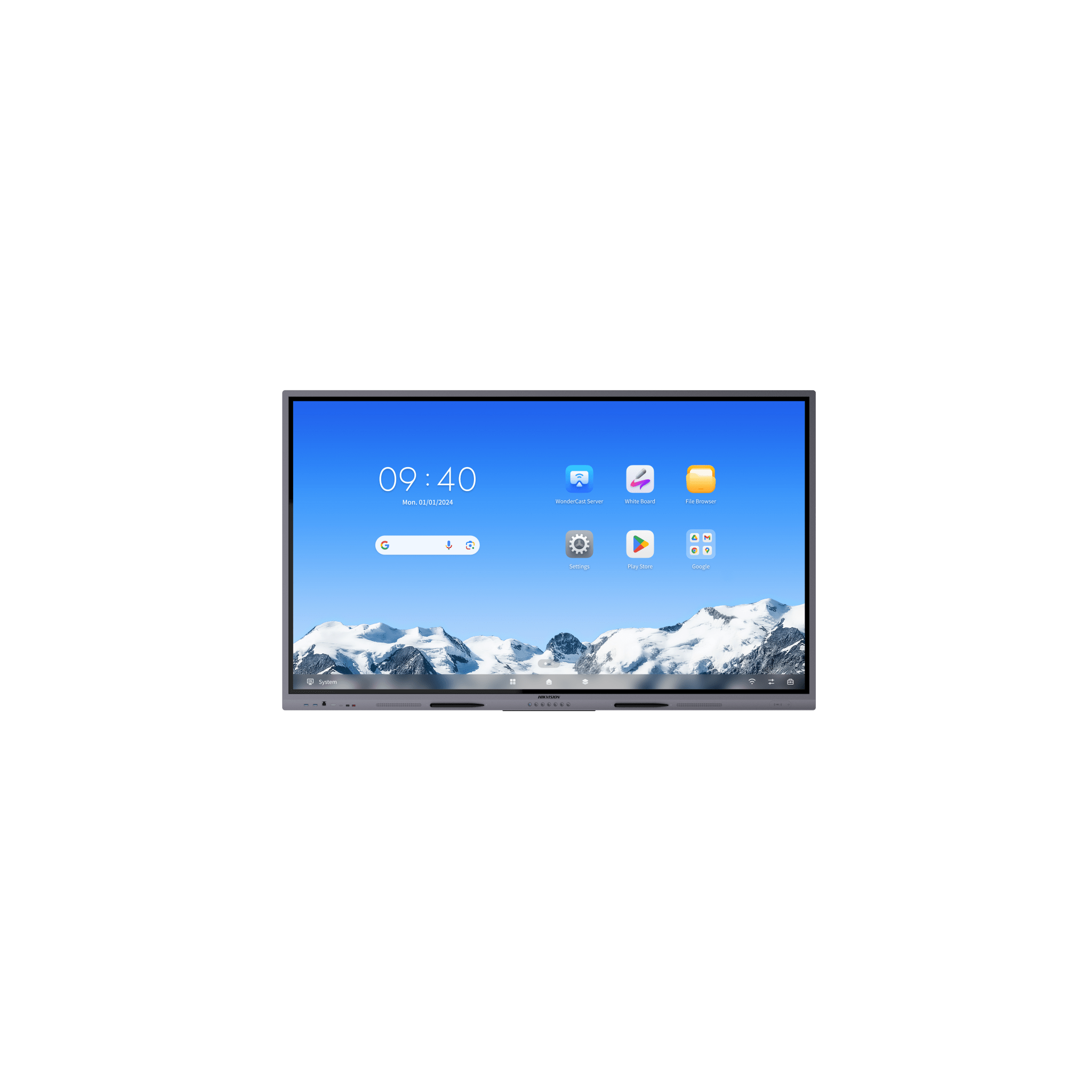 Pantalla Interactiva Touch de 75" Android 14 / Asistentes IA / Google Suite Preinstalado con Certificación EDLA / Resolución 4K / Bocinas Integradas / Entradas HDMI y VGA / Incluye 2 Lápices para Escribir