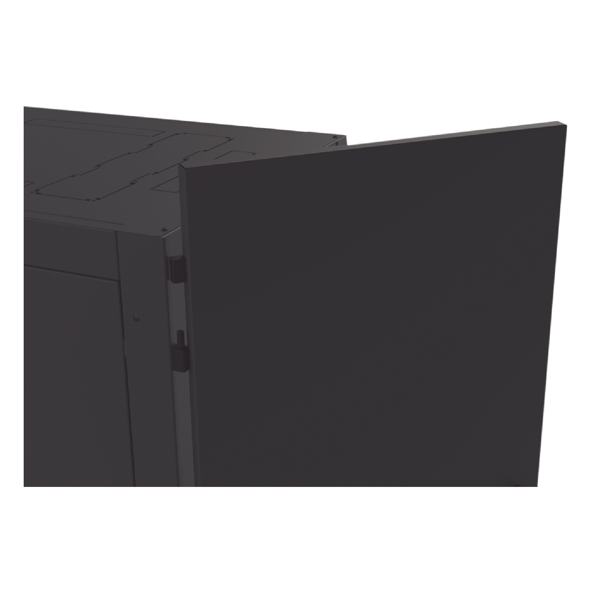 Gabinete de Piso para Telecomunicaciones / 24 UR / 600 x 1000 mm / Puerta con Cristal Templado / Cierre 3 Puntos / Postes Ajustables