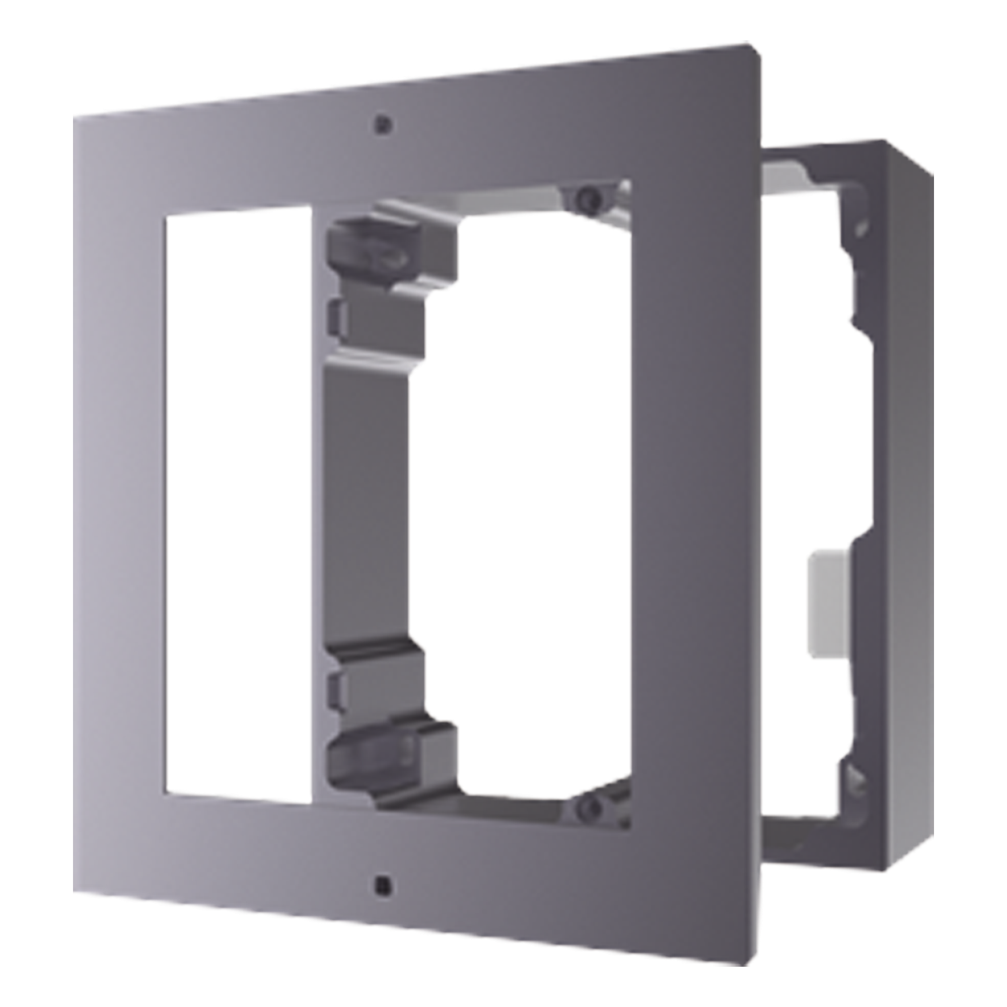 Base de Montaje para Videoportero IP / 1 Espacio / Superficie / Aluminio / -40°C a +60°C (-40°F a 140°F) / 117 x 107 x 32.7 mm (4.61 x 4.21 x 1.29 in) — HIKVISION · SKU DS-KD-ACW1