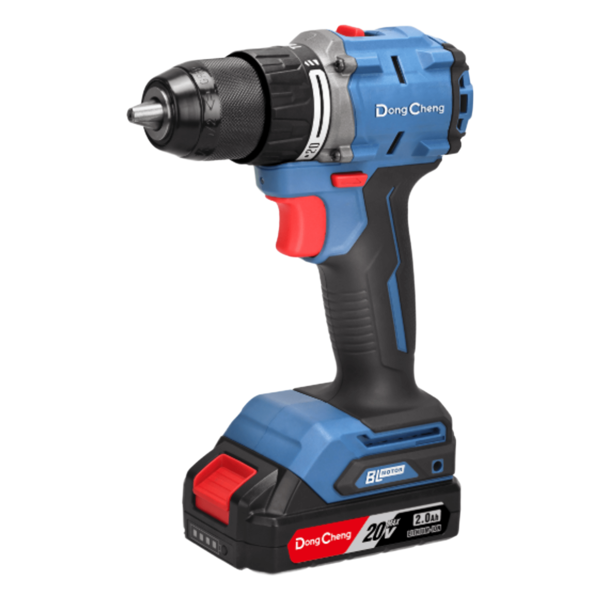 Rotomartillo Inalámbrico / 20V / Brushless / Broquero 1/2" / 2 Velocidades 0-2300 RPM / 60 Nm / 1.5 kg — DONGCHENG · SKU DCJ-Z2060-IAM