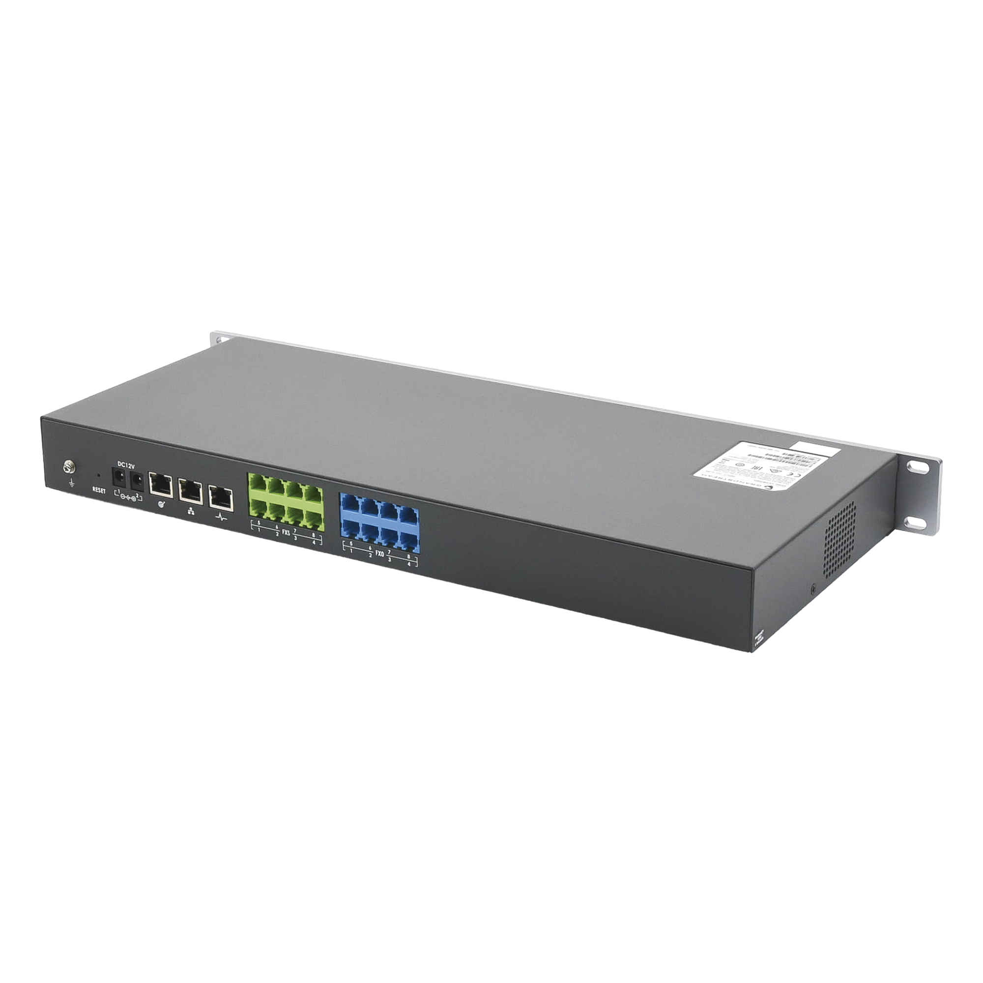 Conmutador IP-PBX / 1500 Usuarios / 200 Llamadas Simultáneas / 8 FXO / 8 FXS / Híbrido Local-Nube