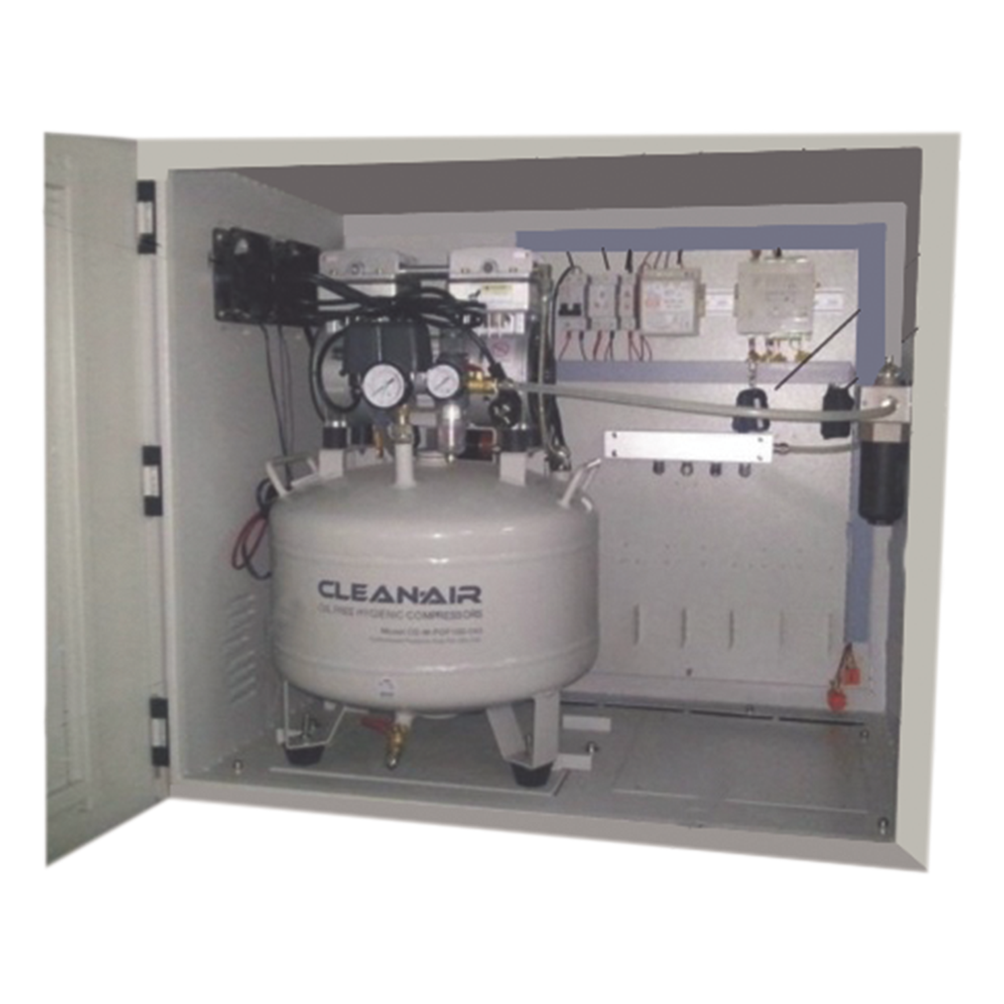 Sistema de Control Neumático / 4 Bolardos Simultáneos / 110 VCA / Fail-Safe / Gabinete 820x770x560 mm — ACCESSPRO · SKU X-CONTROL-BOX