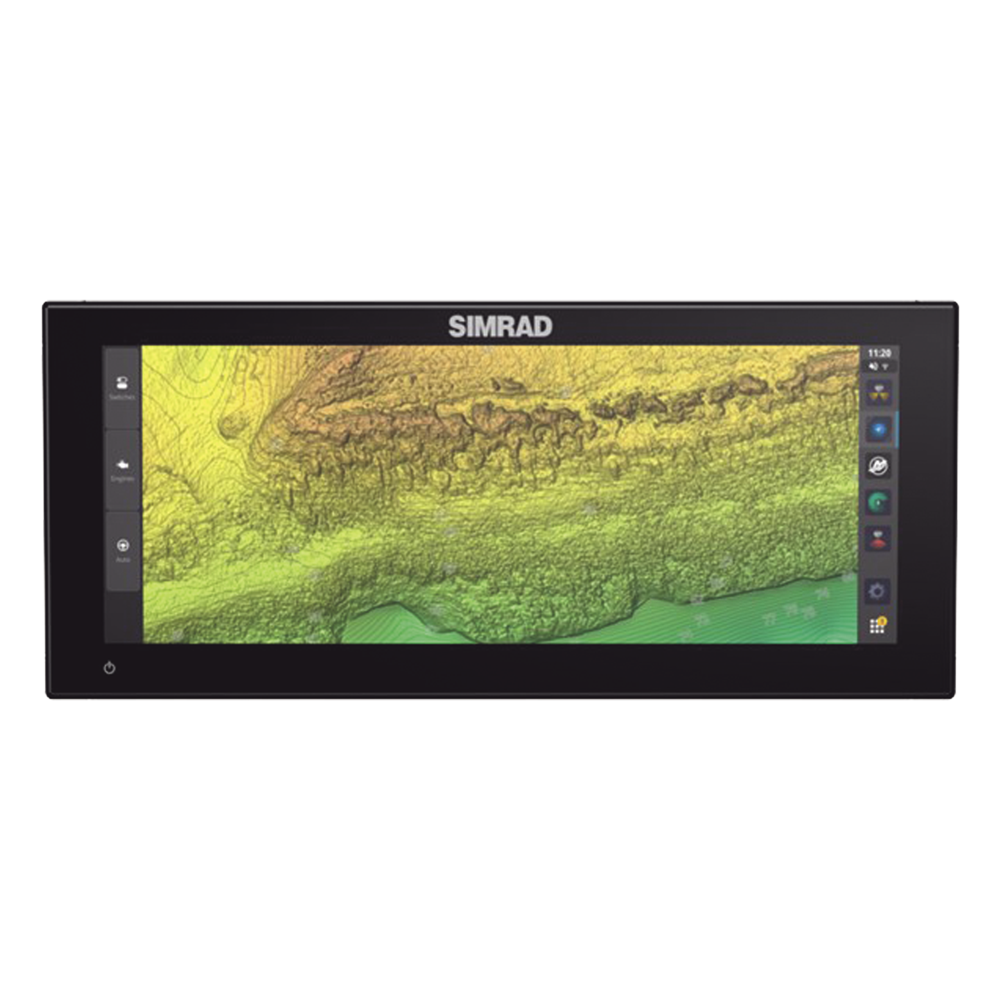 Monitor Marino Ultrawide / Pantalla 12 pulgadas / SolarMAX IPS HD / Sonar Active Imaging 91.4 m (300 ft) / Integración Mercury Honda Suzuki / NMEA 2000 Ethernet USB Wi-Fi