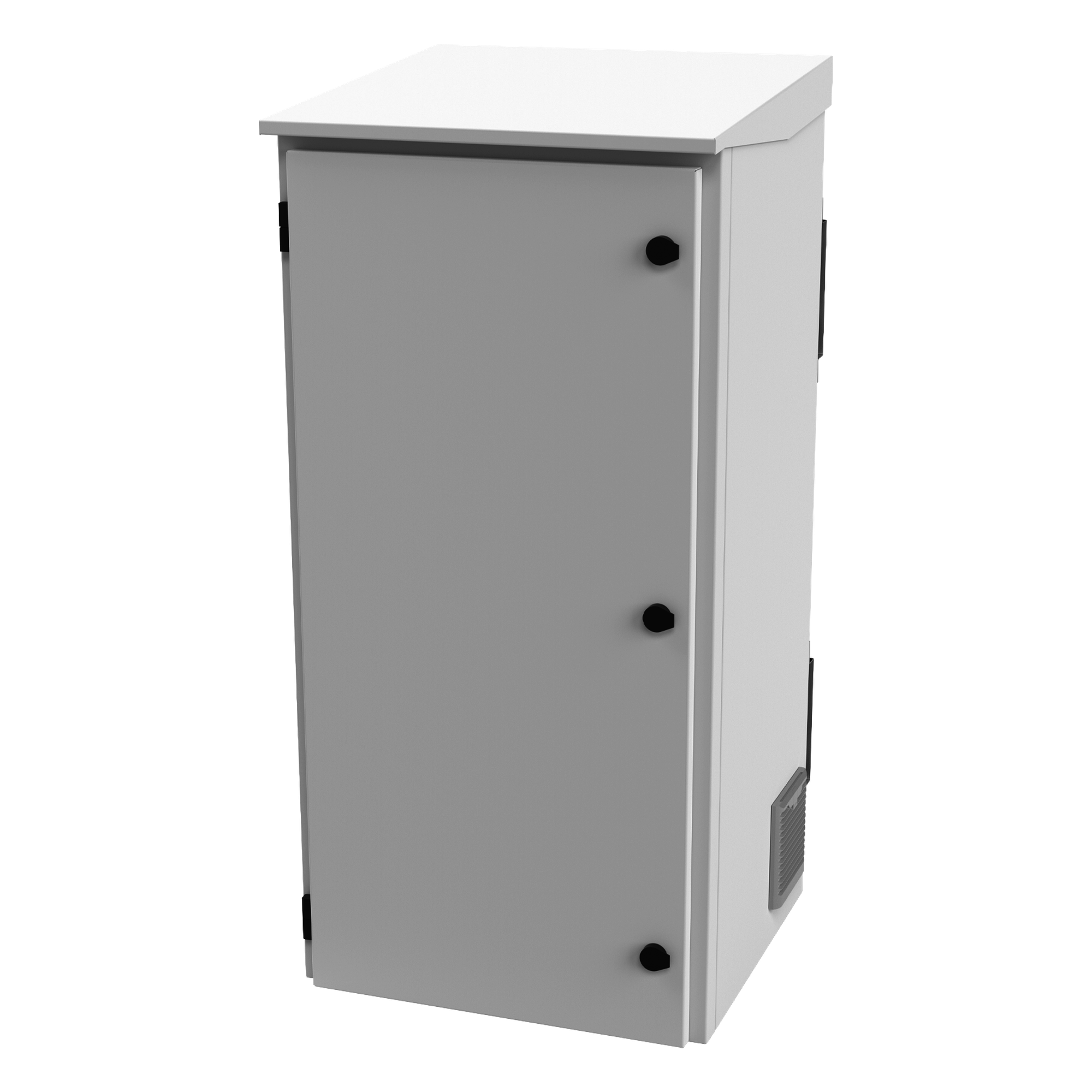 Gabinete Exterior IP / Rack 19" 24U / Ventiladores con Termostato / Acero Galvanizado / Filtro Antipartículas / Cerradura Doble — LINKEDPRO BY EPCOM · SKU LP-FORTE-24U-R3