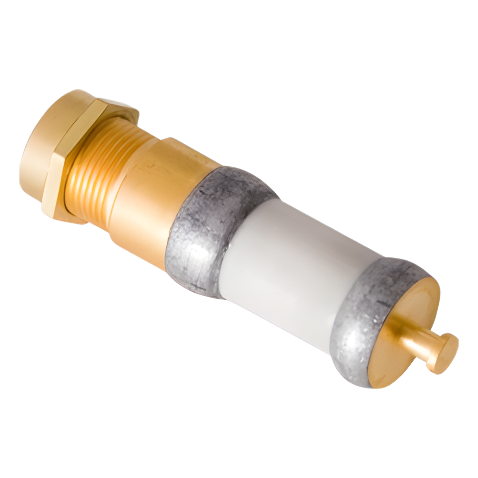Capacitor Variable Trimmer de Aire, 1-30 pFd.  para Ajuste del Rechazo de Banda en Duplexers de VHF (L=17,27 mm).