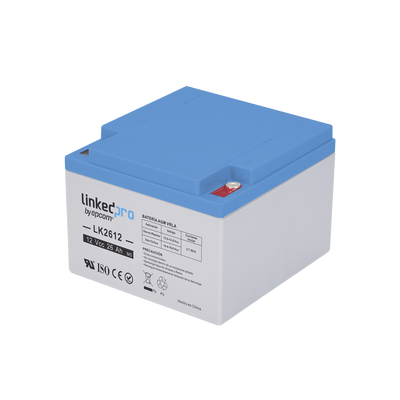 Batería de respaldo 12 V | 26 Ah AGM | Especial para Seguridad Electrónica | UPS | Sistemas de Emergencia | Vida útil 5 años | Terminales M5 