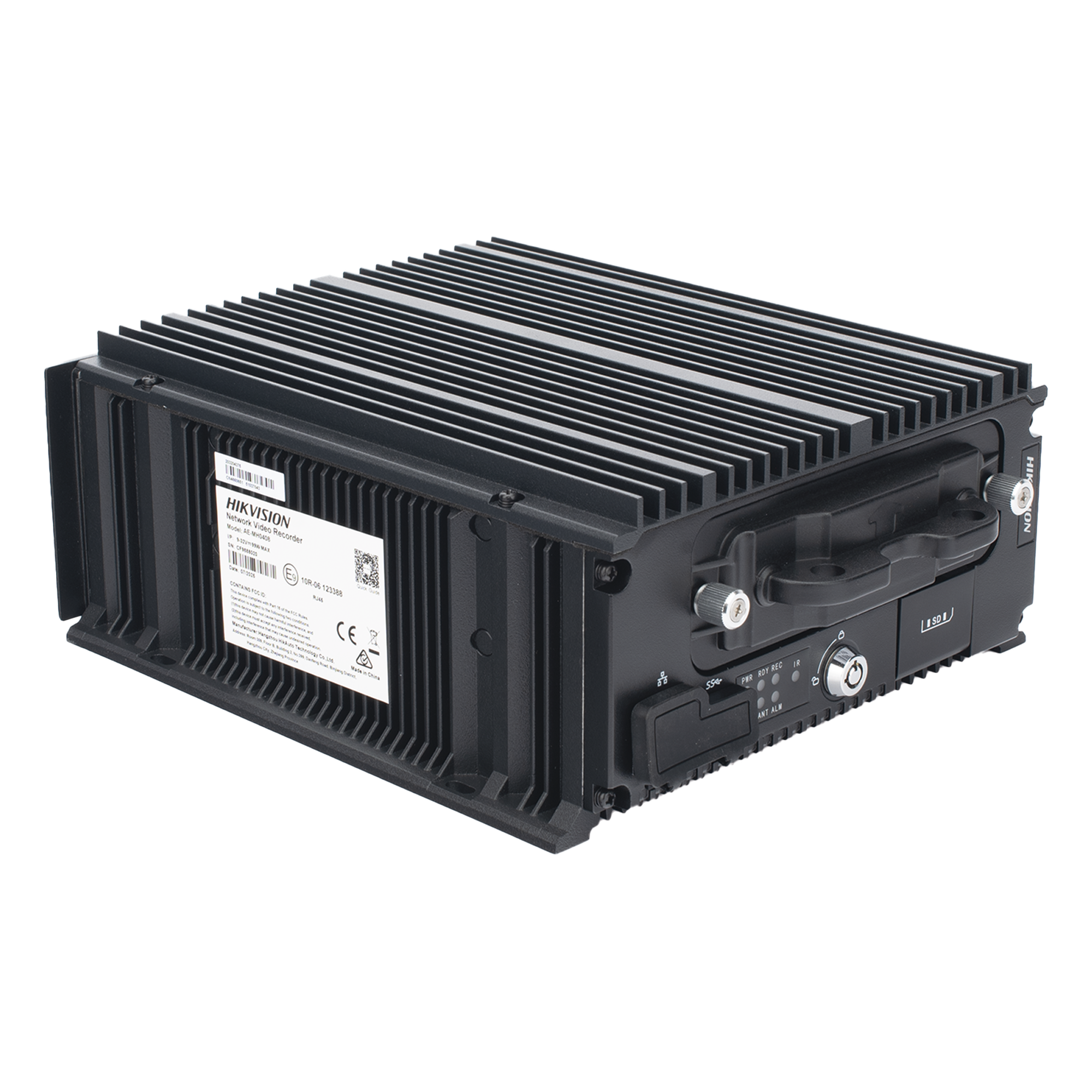 DVR Hibrido Móvil 1080p / 4 Canales TURBO + 8 Canales IP / Soporta 4G / WiFi / GPS / Sensor G / Soporta 2 Memorias SD / Alarmas I/O / Salida de Video