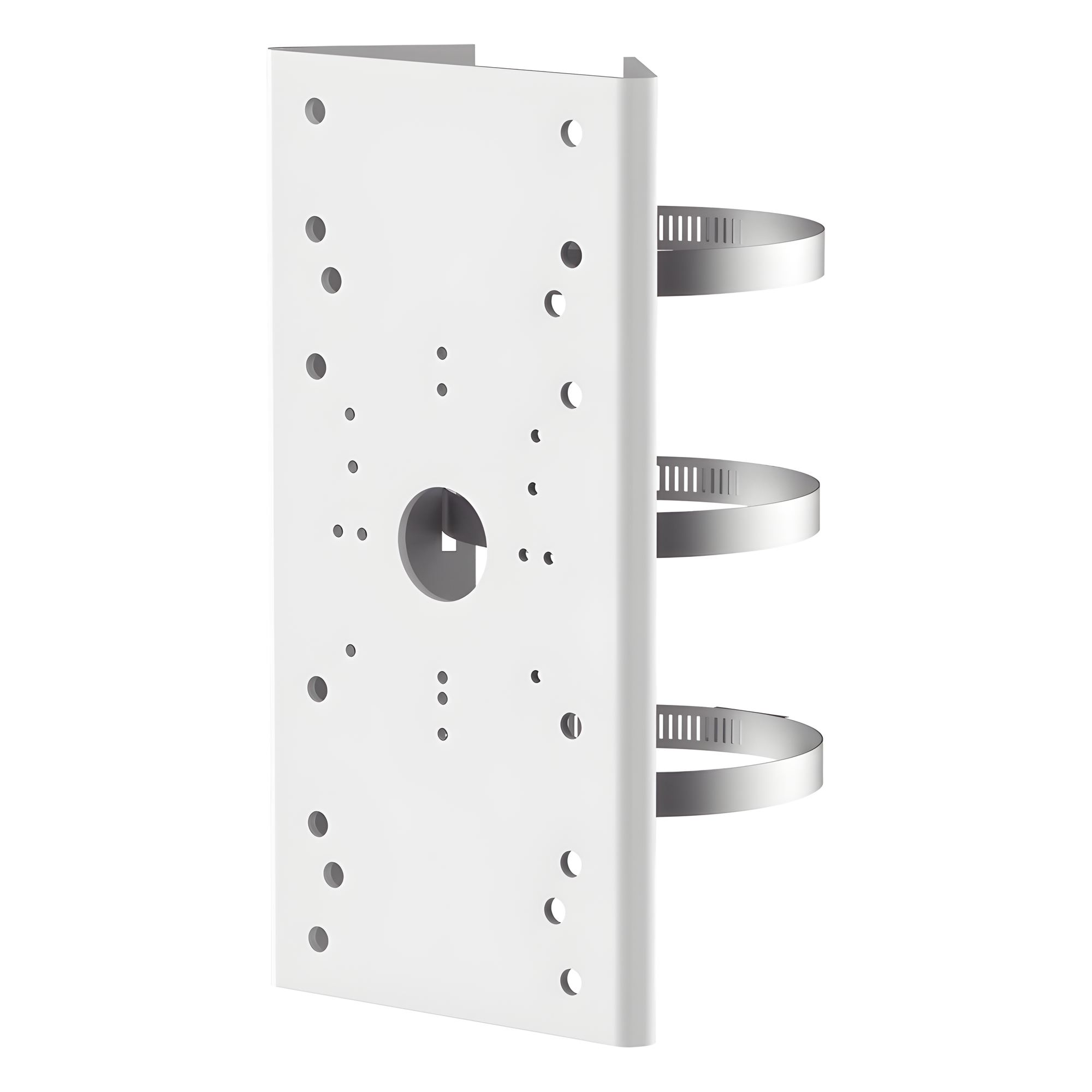 Montaje para Poste / Ajustable 67-127 mm / Acero Inoxidable / Carga 10 kg / 5' × 1.81' × 9.84' — HIKVISION · SKU DS-1275ZJ-SUS