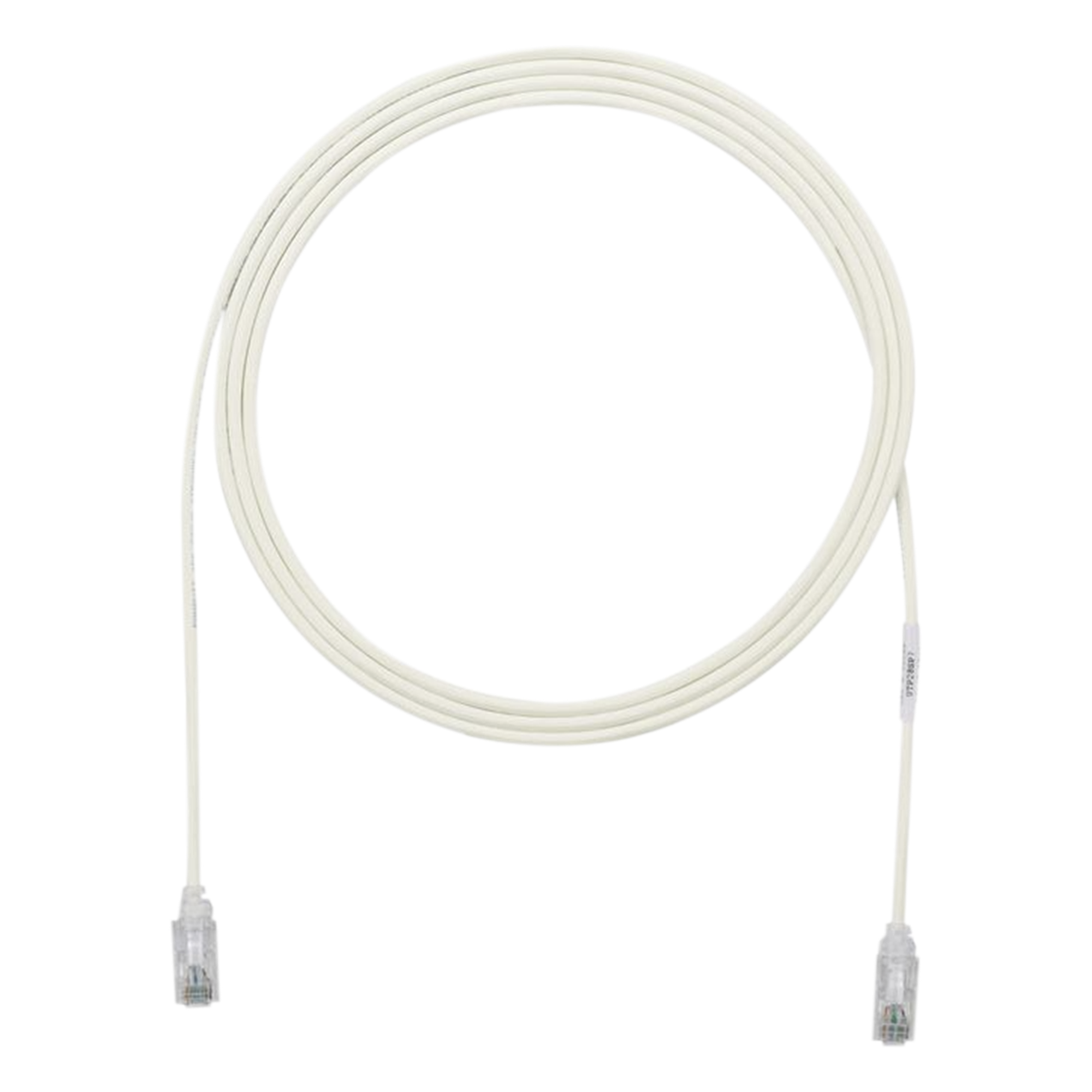 Cable de Parcheo Cat6 / UTP 28AWG / 3.8 mm / 2.13 m (7 ft) / CM/LSZH / Gris — PANDUIT · SKU UTP28SP7GY