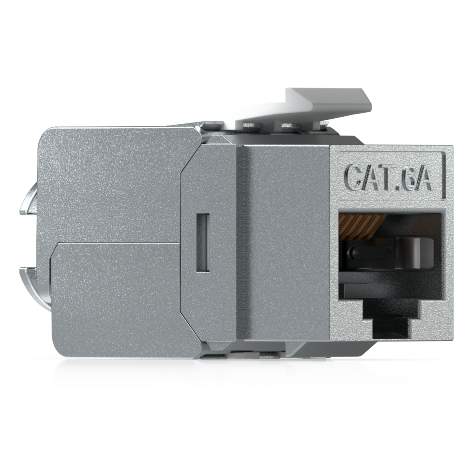 Keystone Jack / Cat6A / Terminación Toolless / Snap-In / 12 Piezas / 23-26 AWG