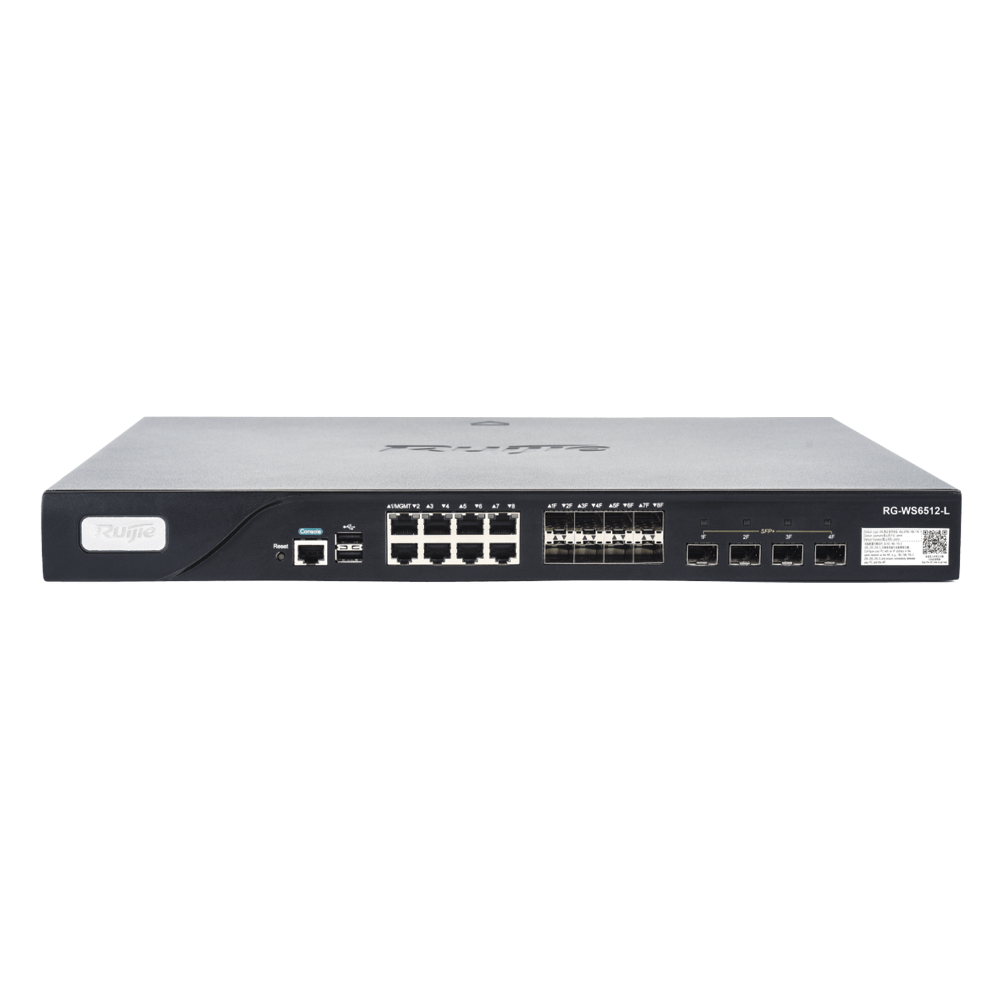 Controlador de Acceso Inalámbrico / 128 APs base / 1,152 Ceiling APs / 2,304 Wall APs / Layer 2-3 — RUIJIE · SKU RG-WS6512-L