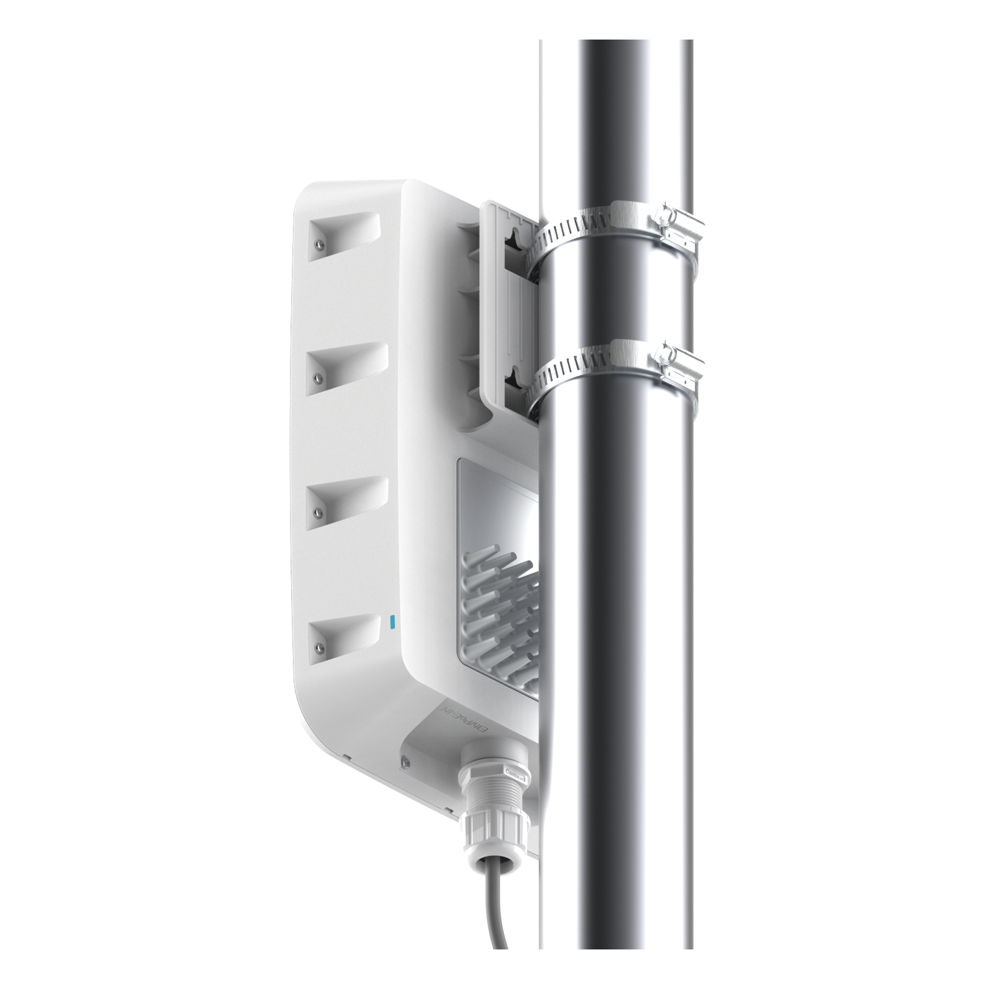 Punto de Acceso Exterior / Wi-Fi 6 / Doble Banda / 2.4 Gbps / 512 Clientes / IP67 / Antenas 7 dBi y 10 dBi / Beamforming 2x2