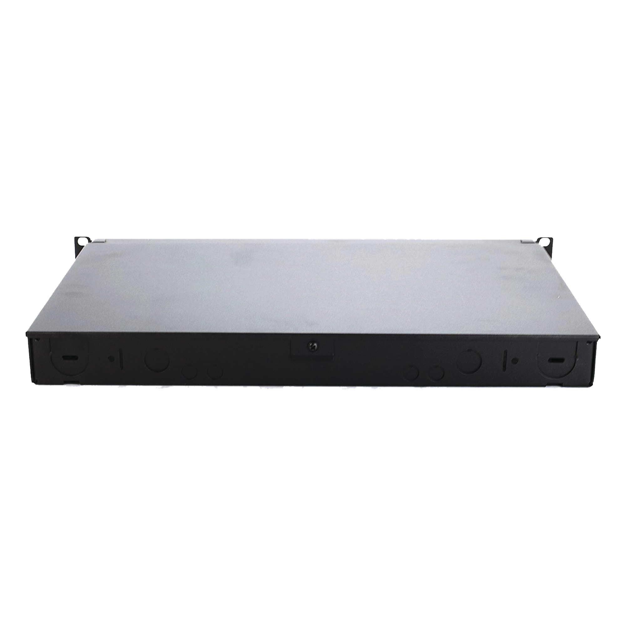 Panel de Distribución de Fibra Óptica / Montaje Rack 19" / 1UR / Hasta 96 Fibras / Bandeja Fija / 4 Casetes QuickNet o Placas FAP/FMP