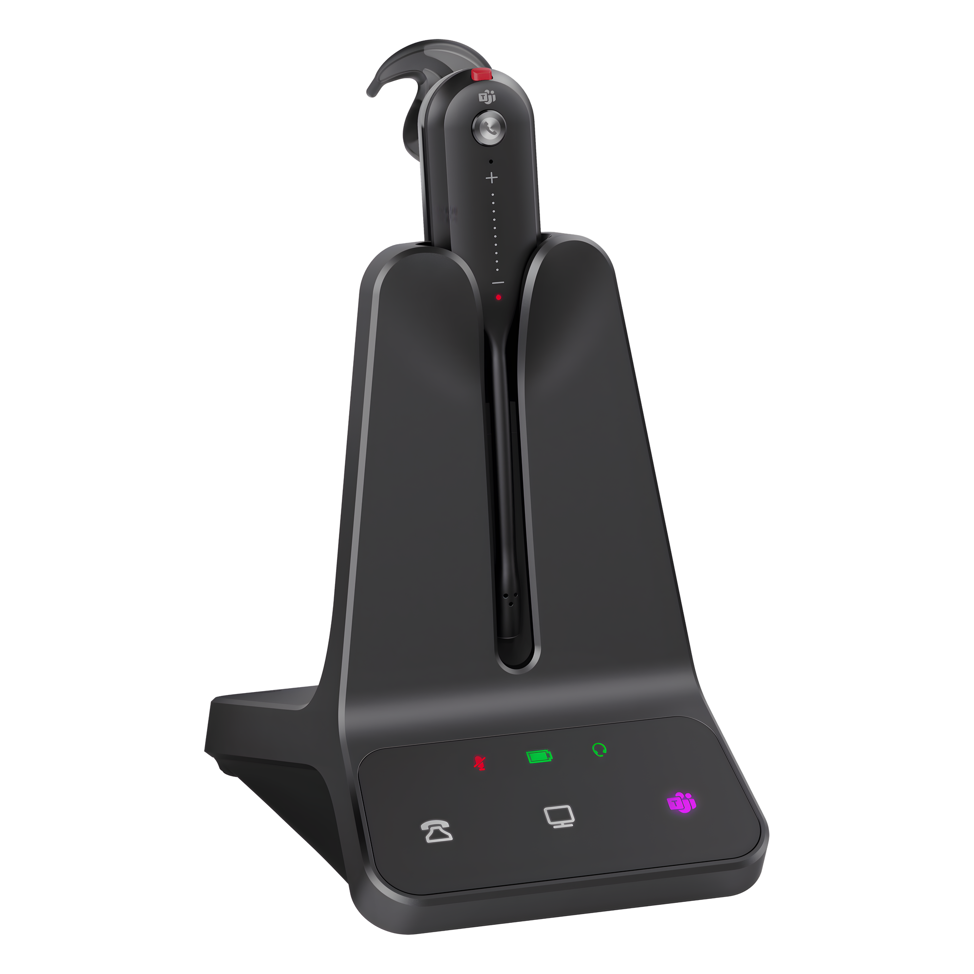 Auricular Inalámbrico DECT / Alcance 185 m (606.9 ft) / Cancelación de Ruido Acoustic Shield / Multidispositivo PC y Teléfono IP / 8 Horas de Conversación — YEALINK · SKU WH63-E2-TEAMS