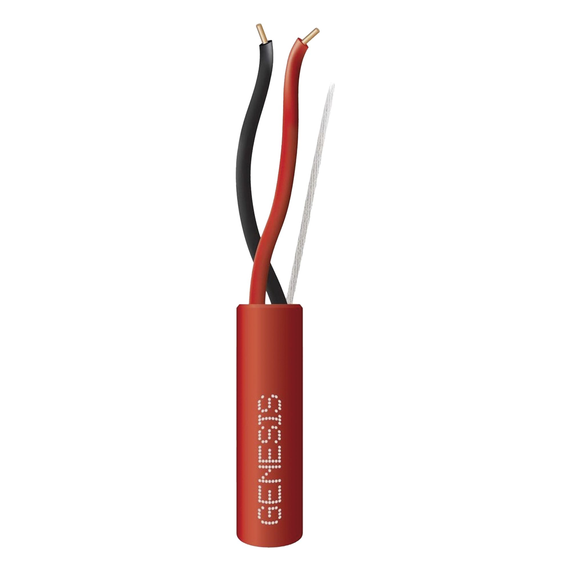 Carrete de Alambre / 2x16 AWG / Riser 305 m (1000 ft) / FPLR CL3R FT4 / Color Rojo / Detección de Incendio — GENESIS · SKU 4311-1004/1000