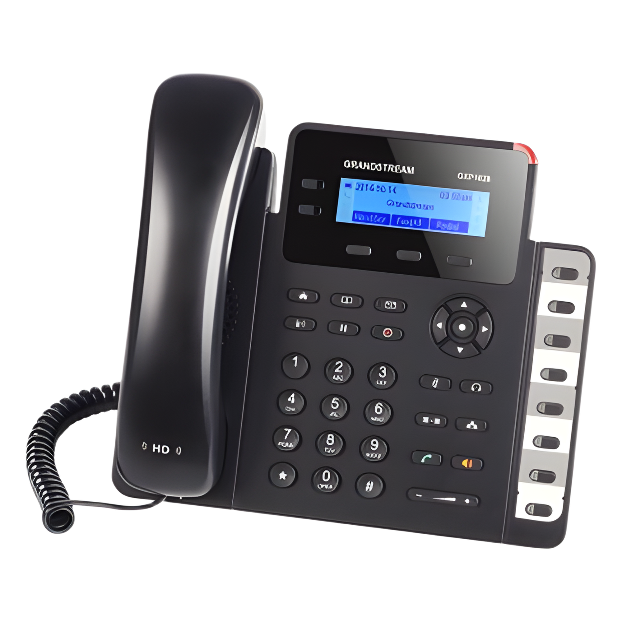 Teléfono IP / 2 Líneas SIP / 8 Teclas BLF / Conferencia 3 Vías / Pantalla LCD 132x48 / PoE / Dual Gigabit — GRANDSTREAM · SKU GXP-1628