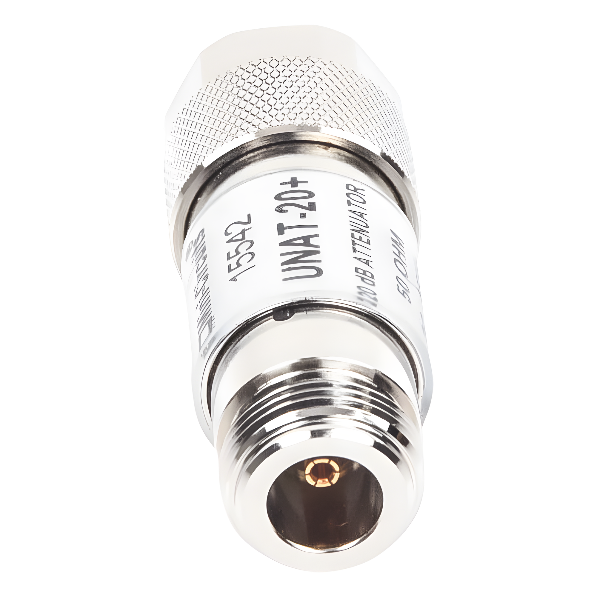 Atenuador en Línea / 20 dB ±0.3 dB / 0.5 W / DC-6 GHz / Conectores N Macho-Hembra / 50 Ω
