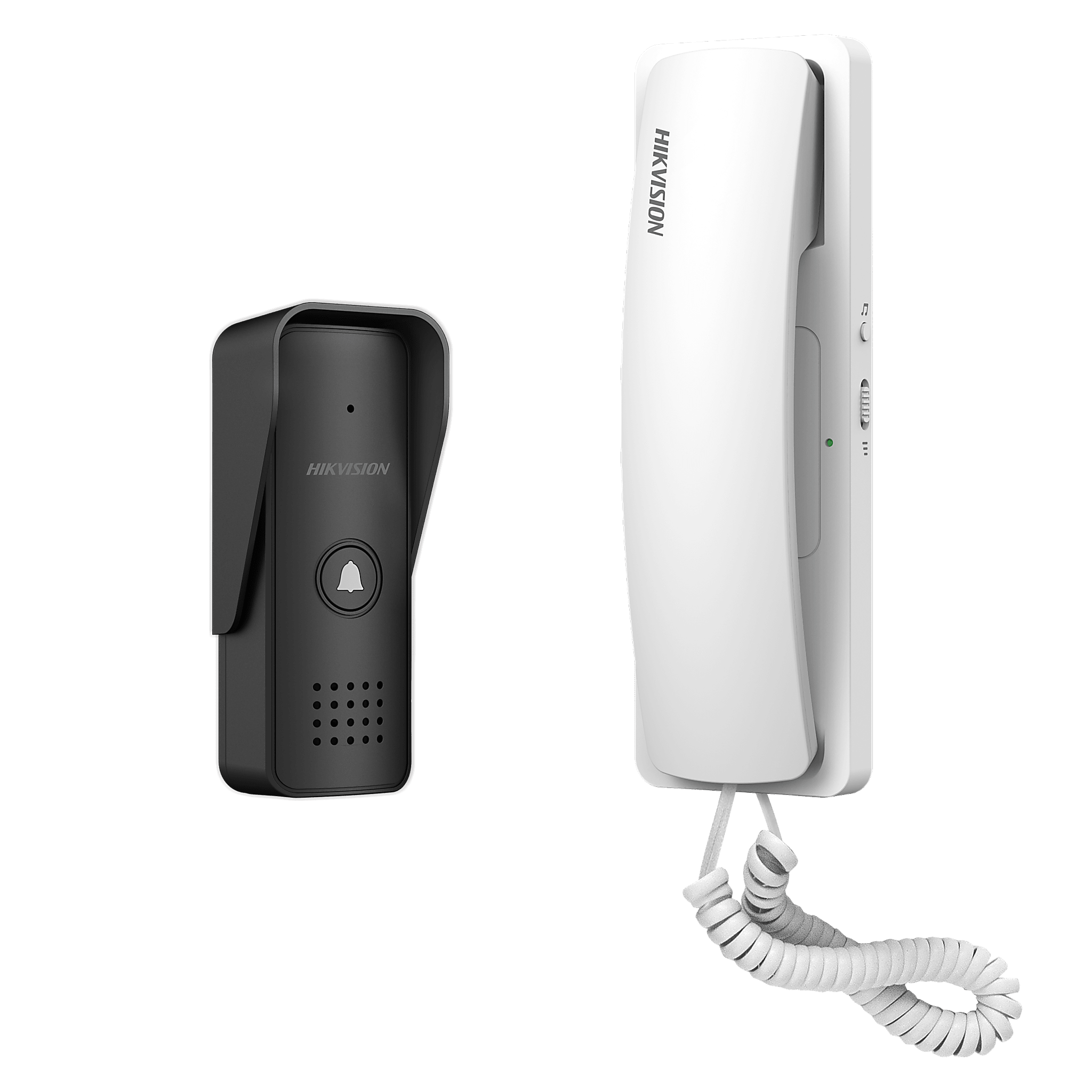 Kit de Audioportero Analógico / 2 Hilos Calibre 18 / 2 Relevadores Independientes / Ajuste de Volumen y Tonos / IP55 — HIKVISION · SKU DS-KIS103/US