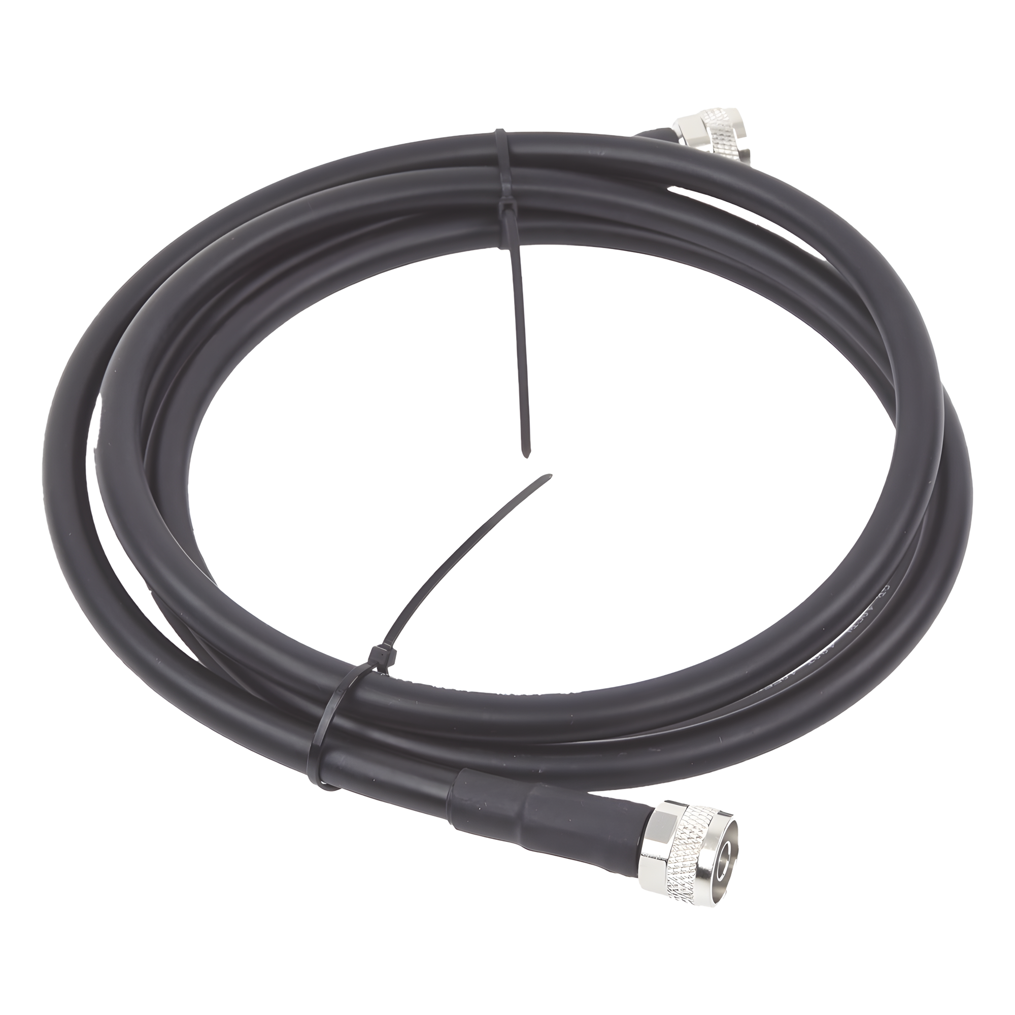 Cable Coaxial de RF / 50 Ω / 2 m (6.56 pies) / Conectores N Macho / Atenuación 19.7 dB/100m a 2.0 GHz