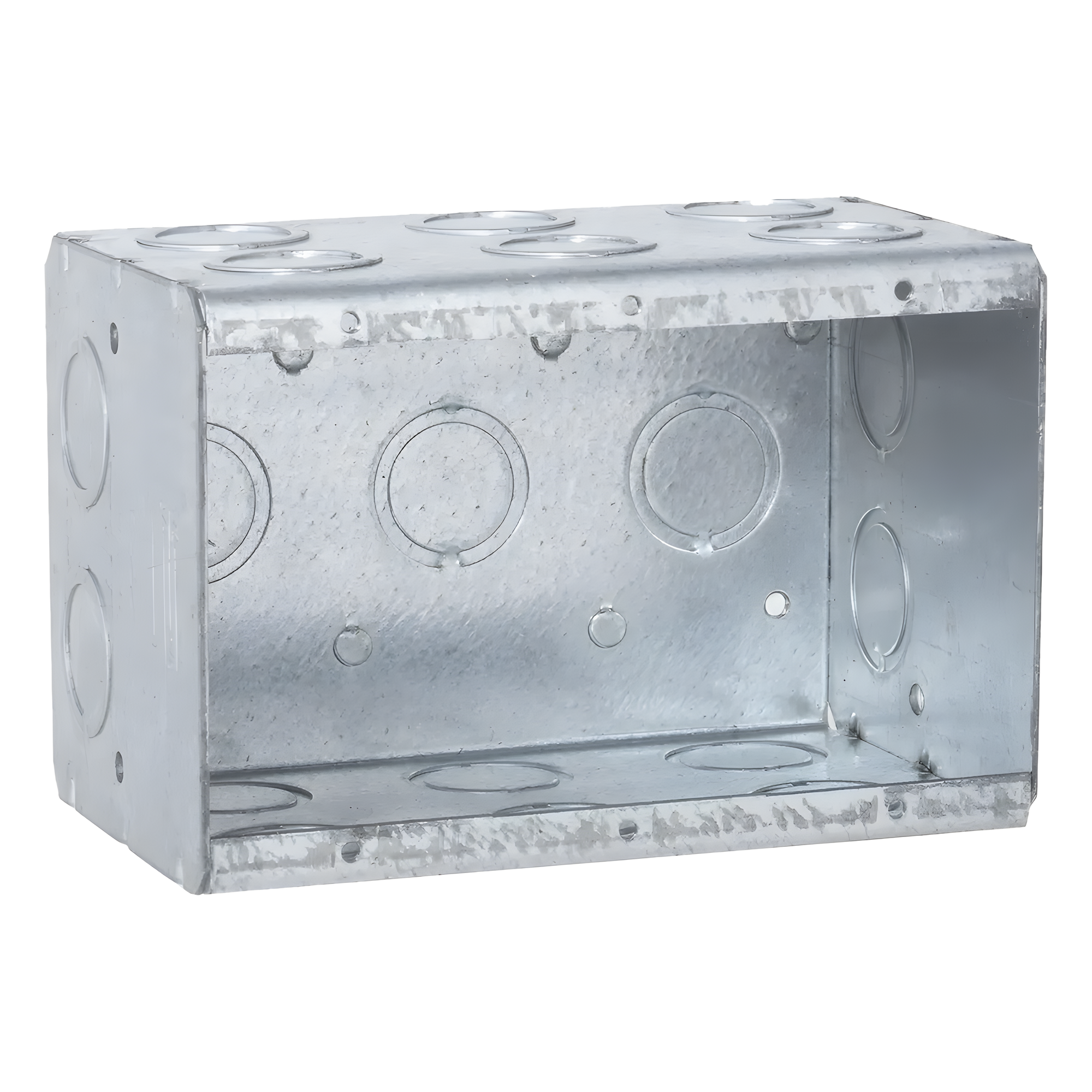 Caja Multigang / 3 Gangs / 3.5 in Profundidad / 19 Entradas 1/2-3/4 in / 67.3 in³ Capacidad — RACO · SKU HUB-697