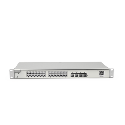 Switch Administrable Capa 2+ / 24 Puertos Gigabit / 4 SFP+ 10Gb / Capacidad de Conmutación 128 Gb/s / Gestión en Nube / Montaje Rack 1U — RUIJIE · SKU RG-NBS5200-24GT4XS