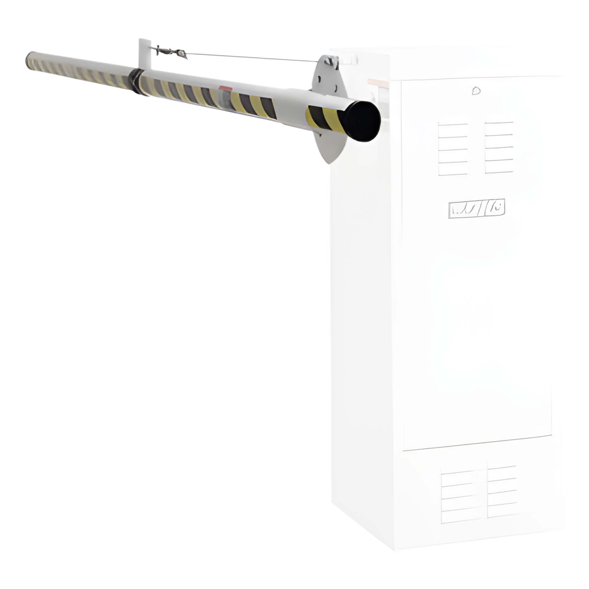 Mástil Articulado para Barrera Vehicular / Aluminio Ligero / Longitud 143.5 ft (43.7 m) / Compatible 1601-1603 / Opción LED — DKS DOORKING · SKU 1601-610