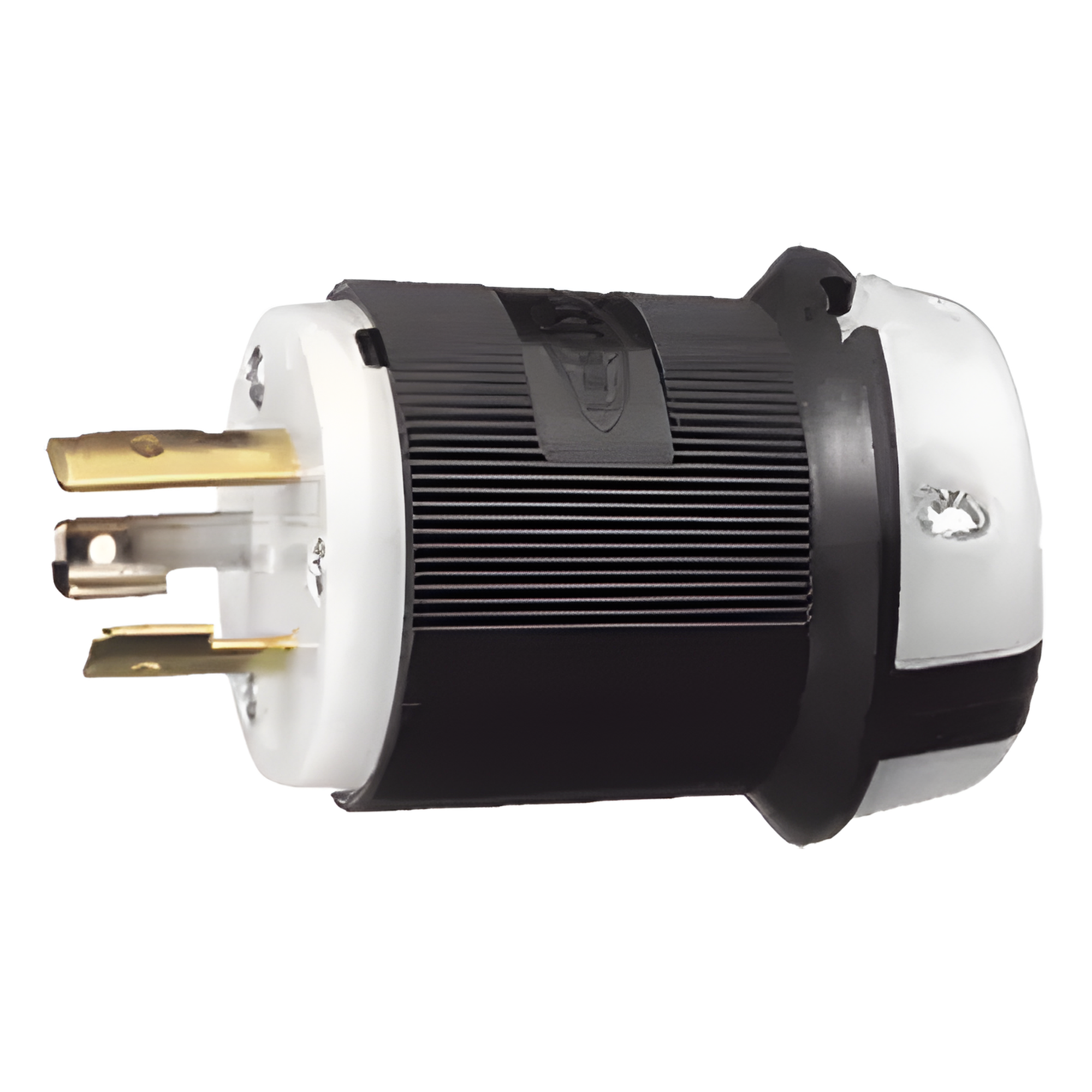 Clavija Industrial con Bloqueo de Media Vuelta / 20 A 125 V CA / 2 Polos 3 Hilos / NEMA L5-20P / Interior Seco / -40°C a 75°C