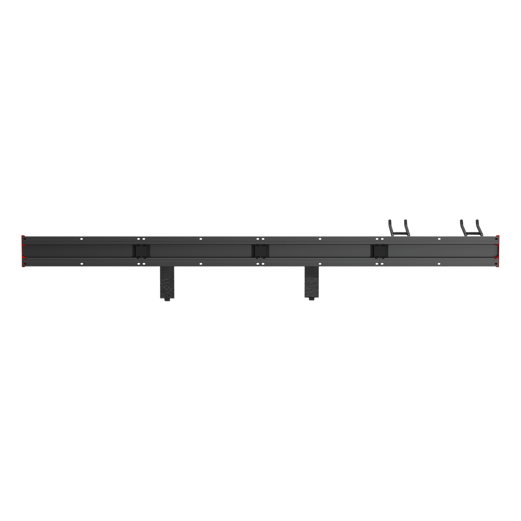 Estante de Almacenamiento de Pared / Capacidad 284 kg / Ganchos Ajustables / 4 Placas de Pared / Acero y Plástico