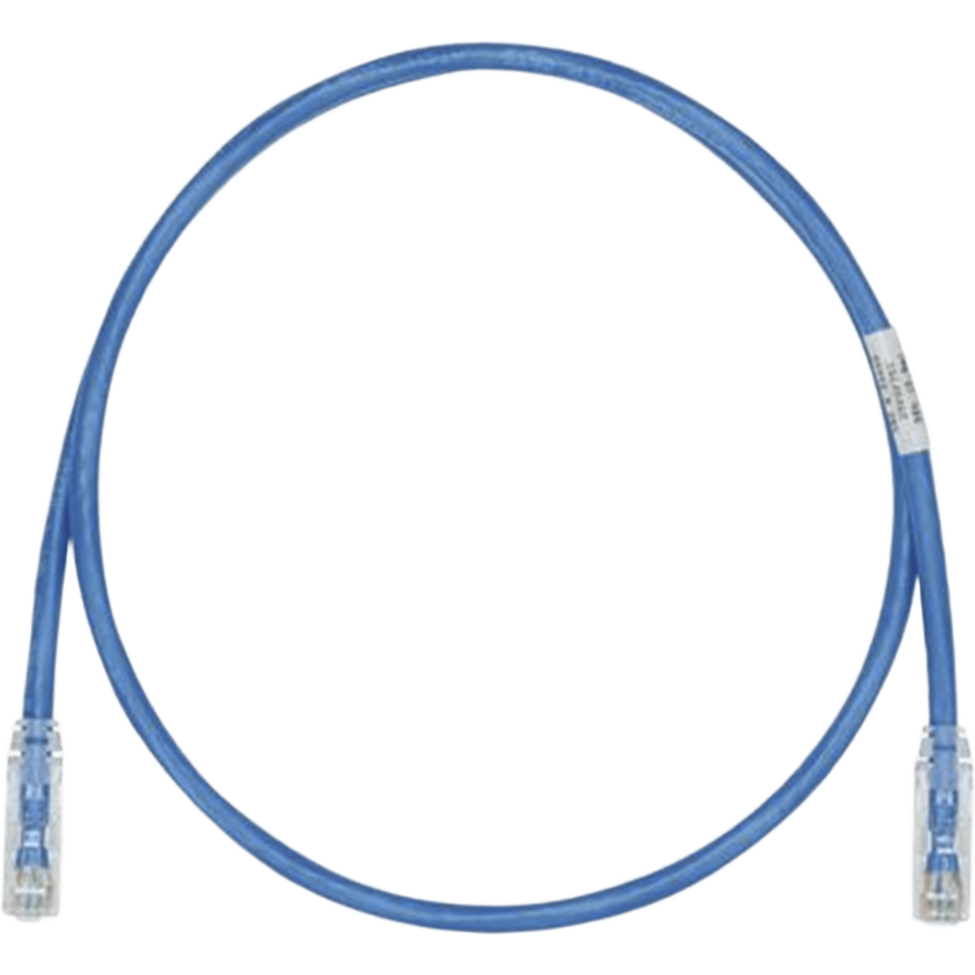 Cable de Parcheo TX6, UTP Cat6, 24 AWG, CM, Color Azul, 0.61 Metros (2 Pies)